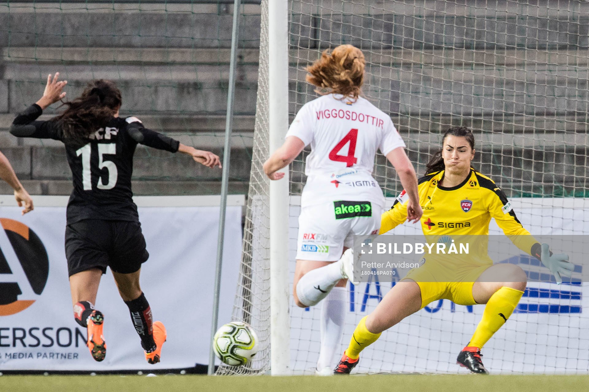 Göteborgs Christen Press gör 0-1 bakom Rosengårds