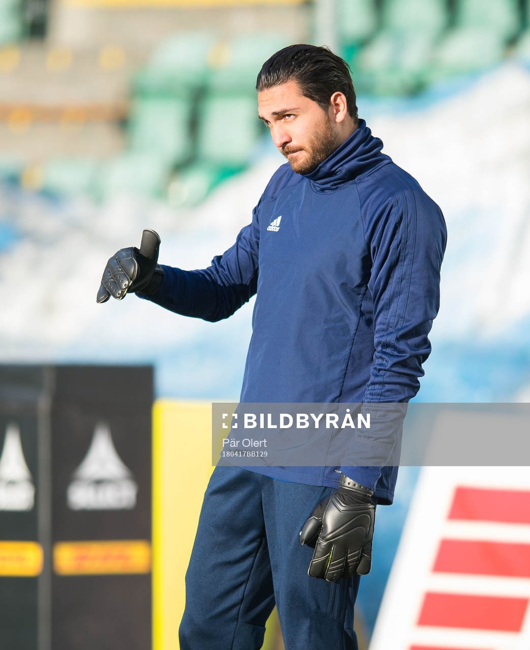 Sundsvalls målvakt Alireza Haghighi