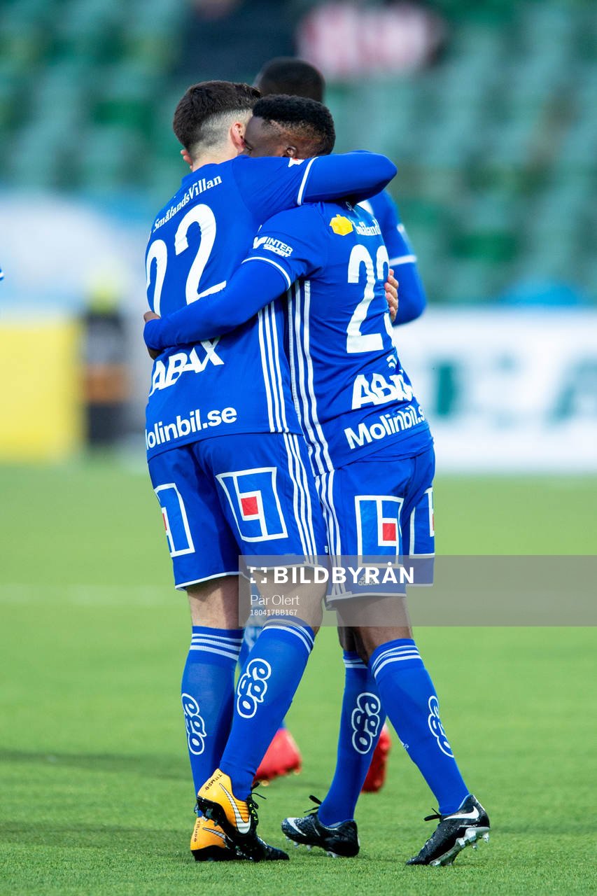 Sundsvalls Maic Sema jublar med Jonathan Tamimi Syberg