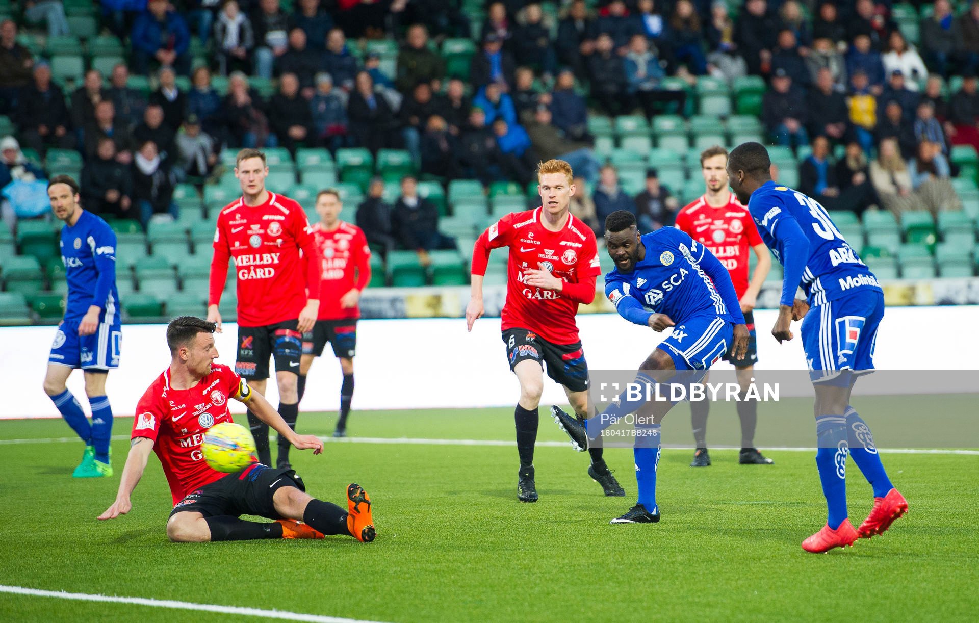Sundsvalls Maic Sema skjuter in 1-0