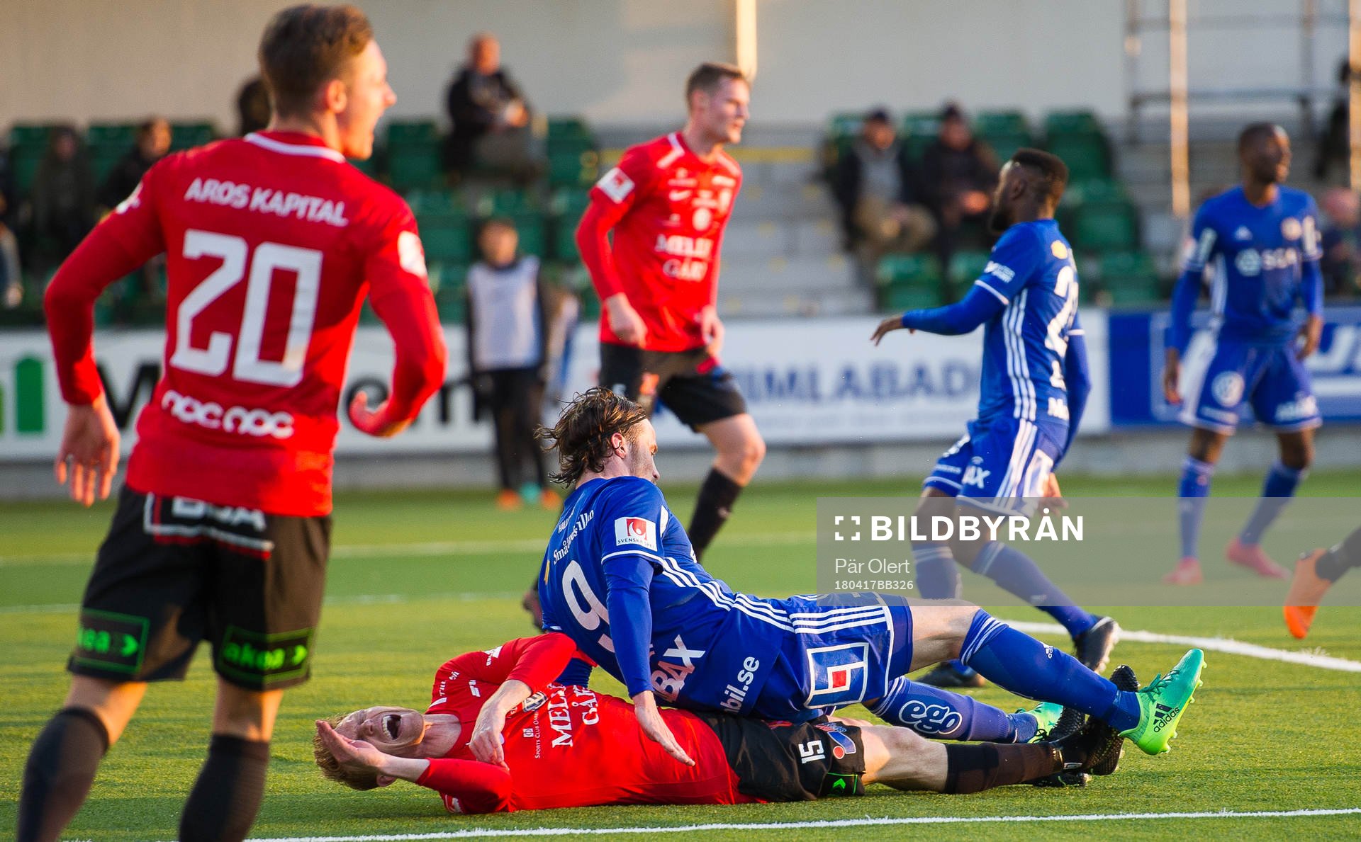 Sundsvalls Linus Hallenius ramlar på Trelleborgs Lasse