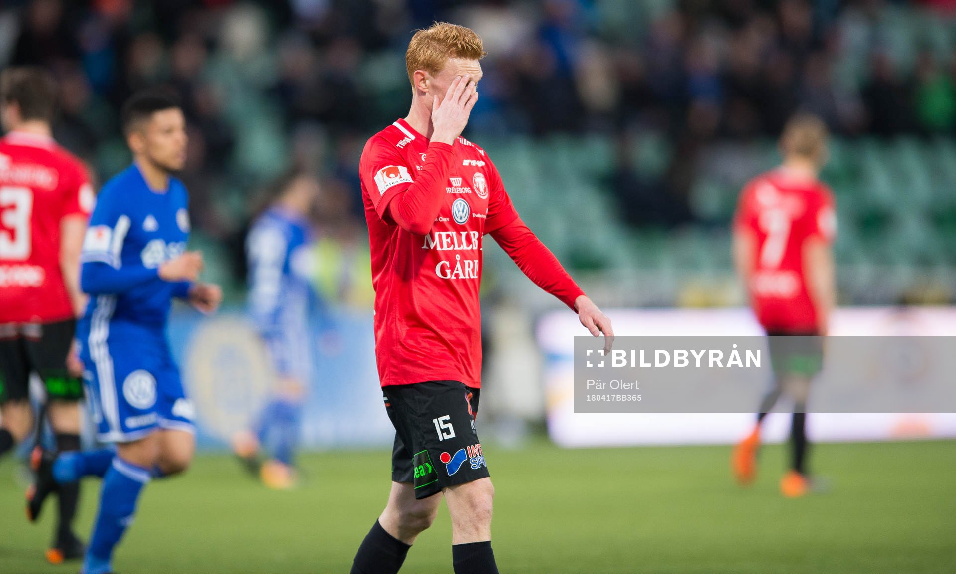 Trelleborgs Lasse Nielsen deppar