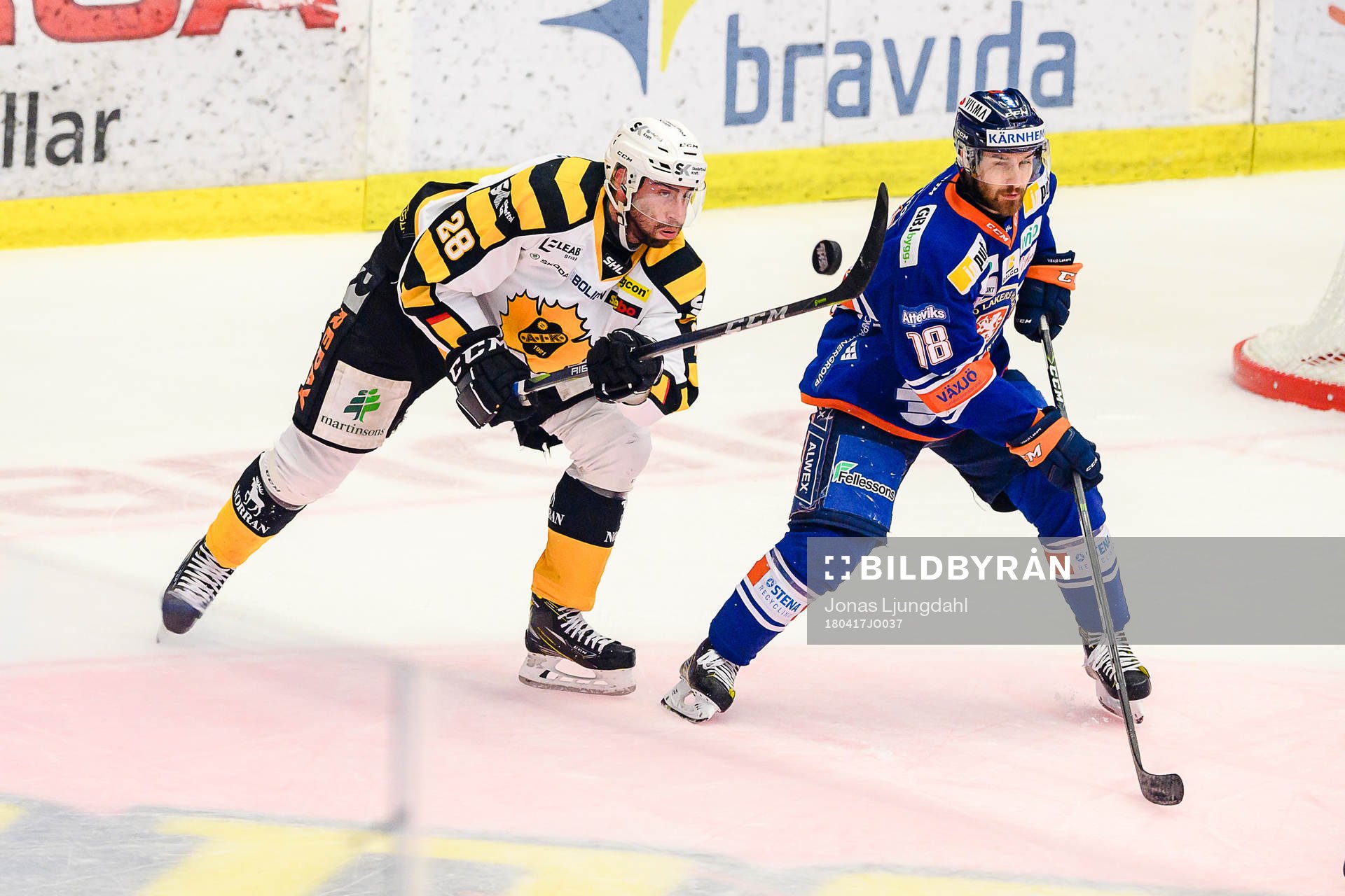 Skellefteås Johan Alm och Växjös Andrew Calof