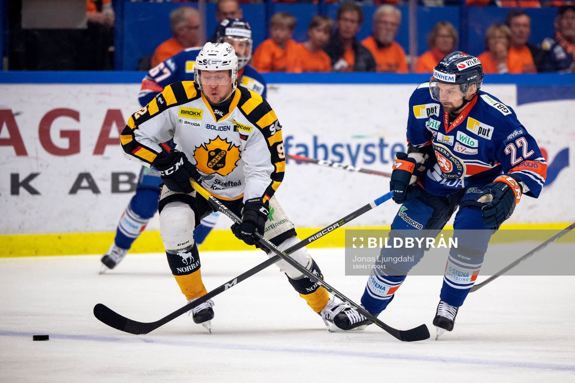 Skellefteås Jesper Olofsson och Växjös Janne Pesonen