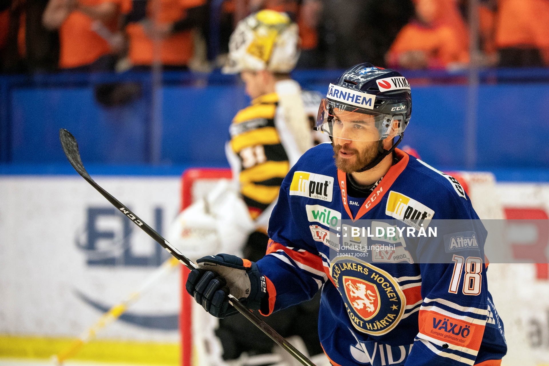 Växjös Andrew Calof jublar