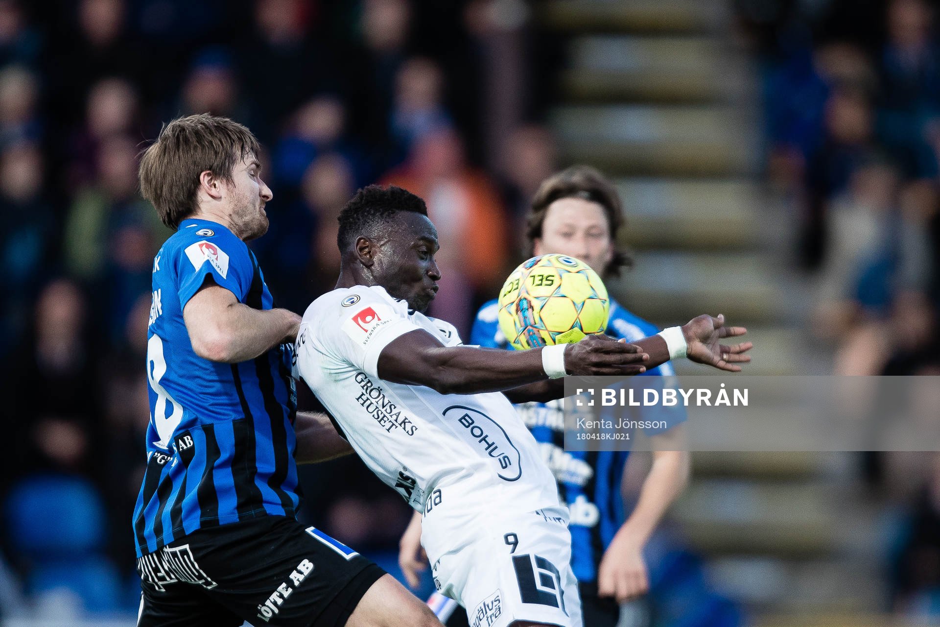 Häckens Alhassan Kamara och Sirius Jesper Arvidsson