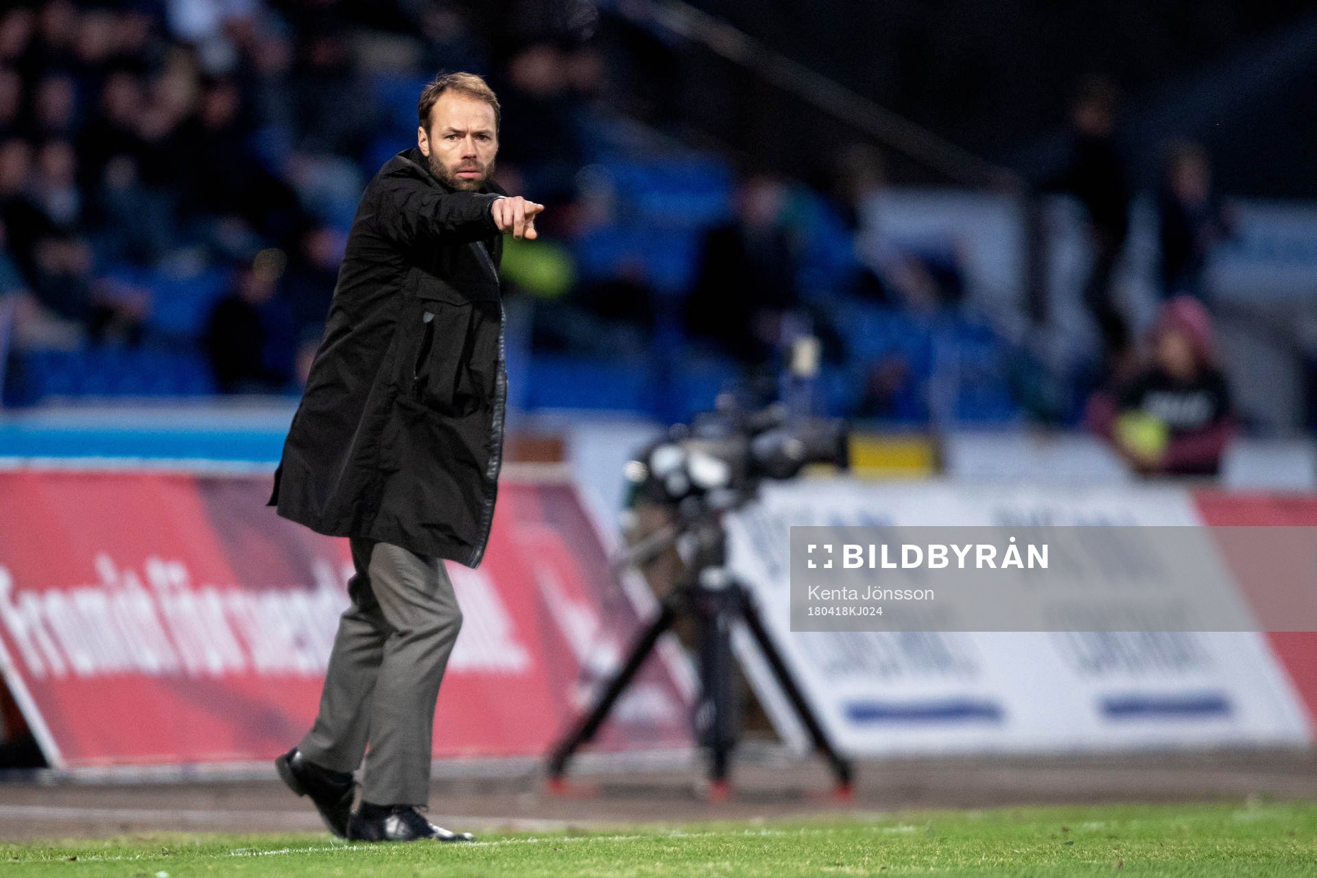Häckens tränare Andreas Alm