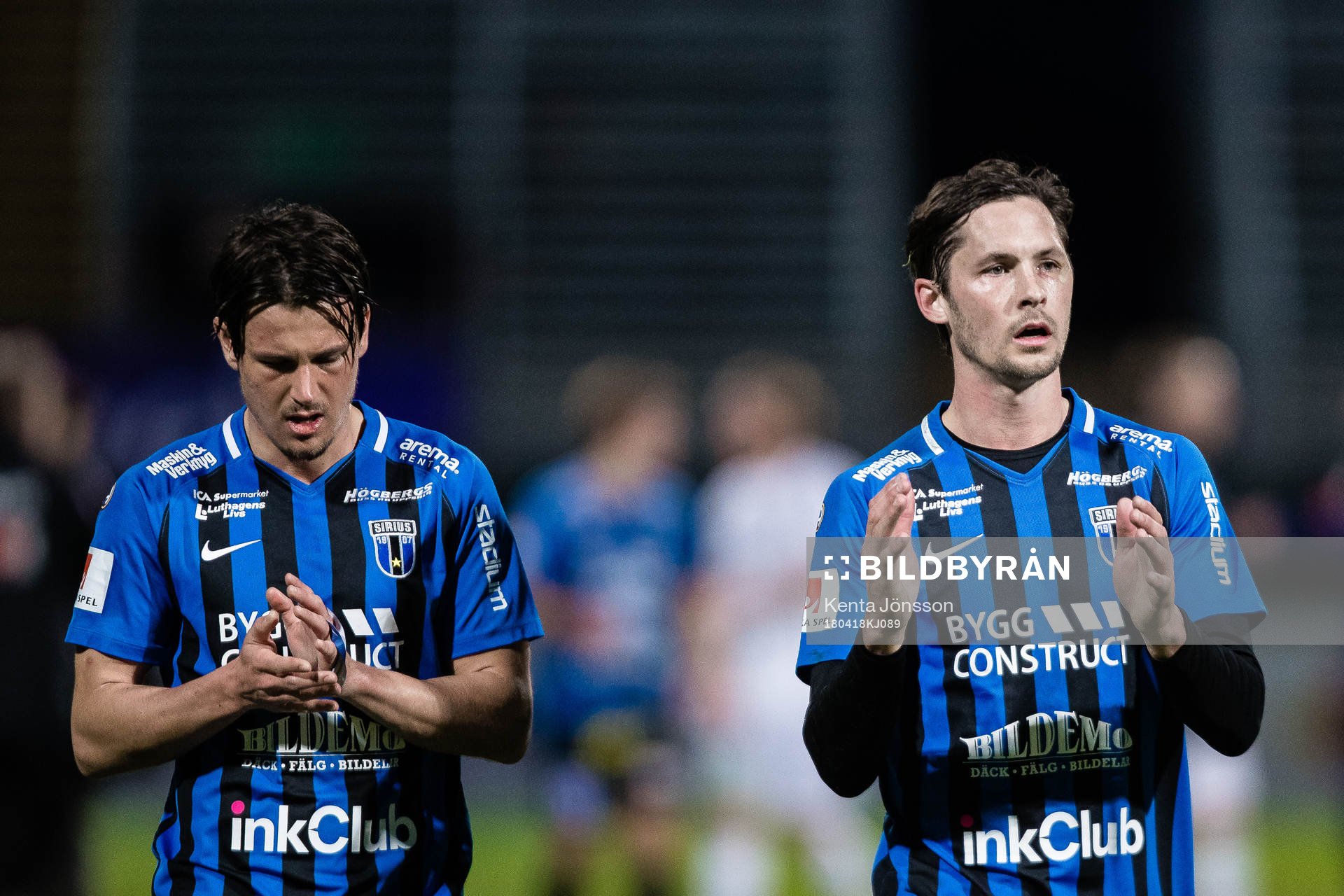 Sirius Stefano Vecchia (v) och Philip Haglund (h) deppar