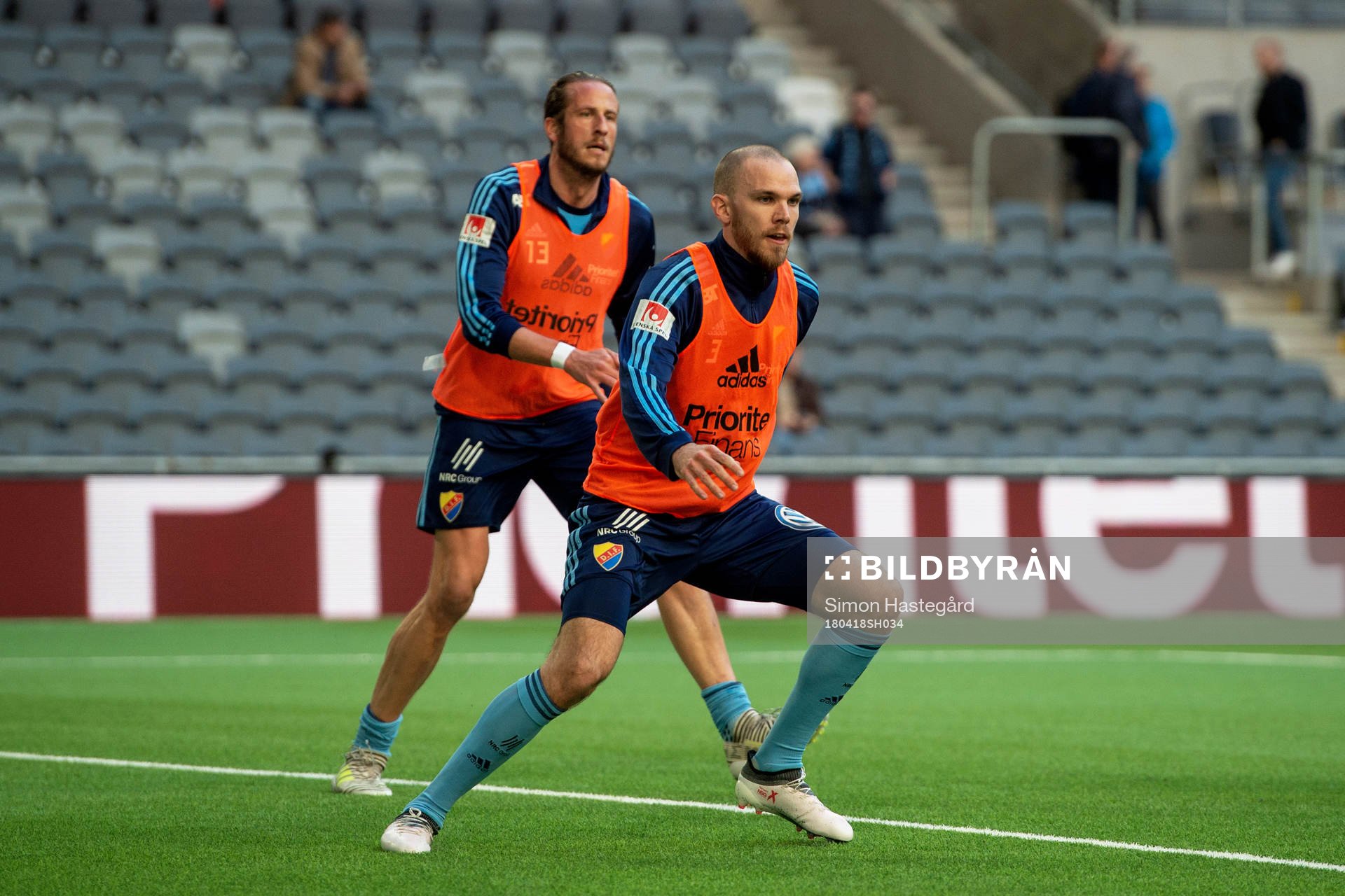 Djurgårdens Jonas Olsson och Marcus Danielson