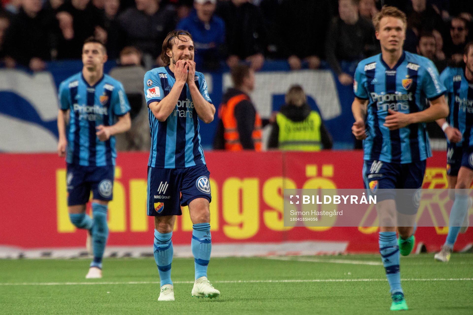 Djurgårdens Kevin Walker deppar