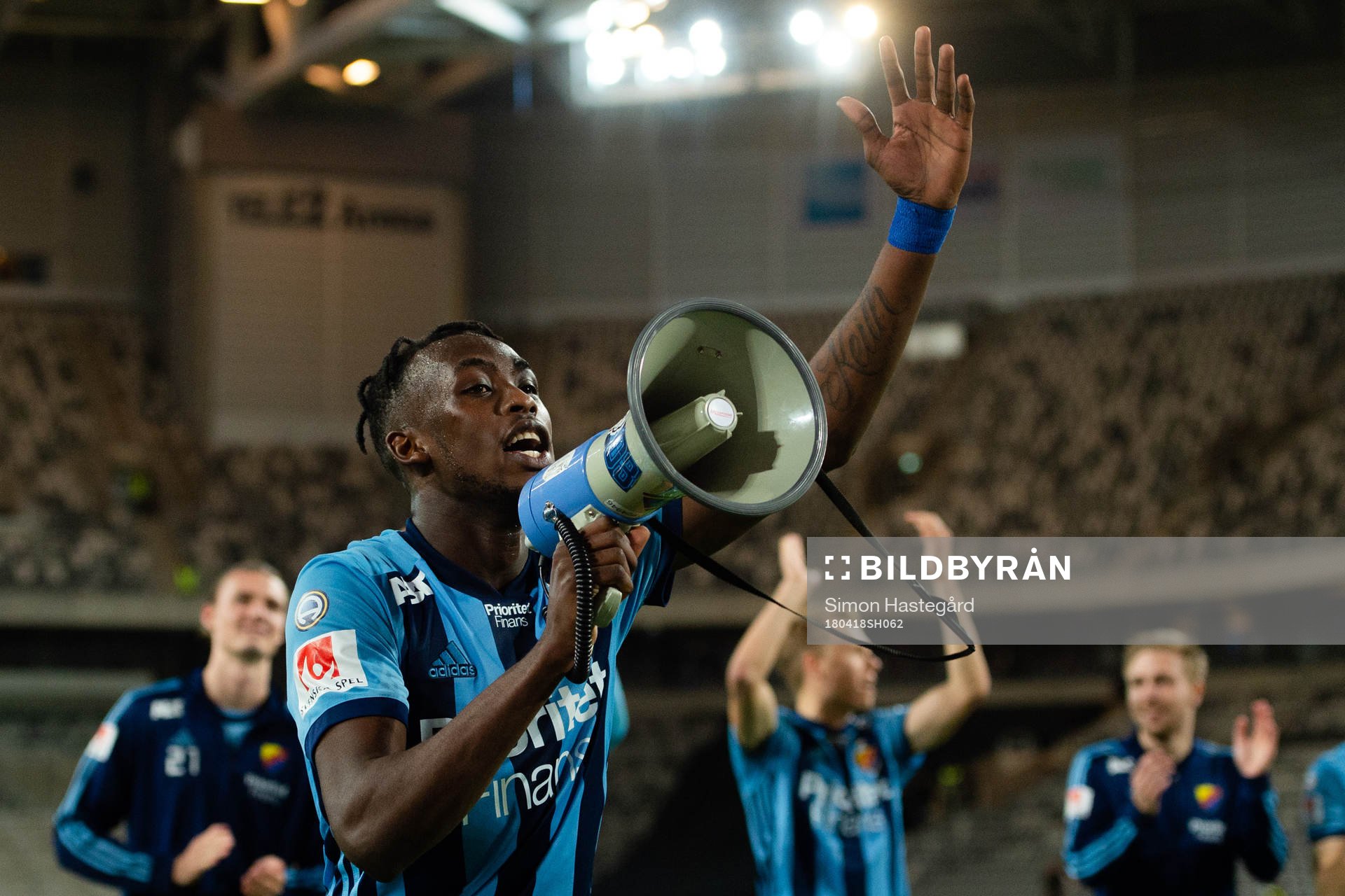 Djurgårdens Philana Tinotenda Kadewere jublar
