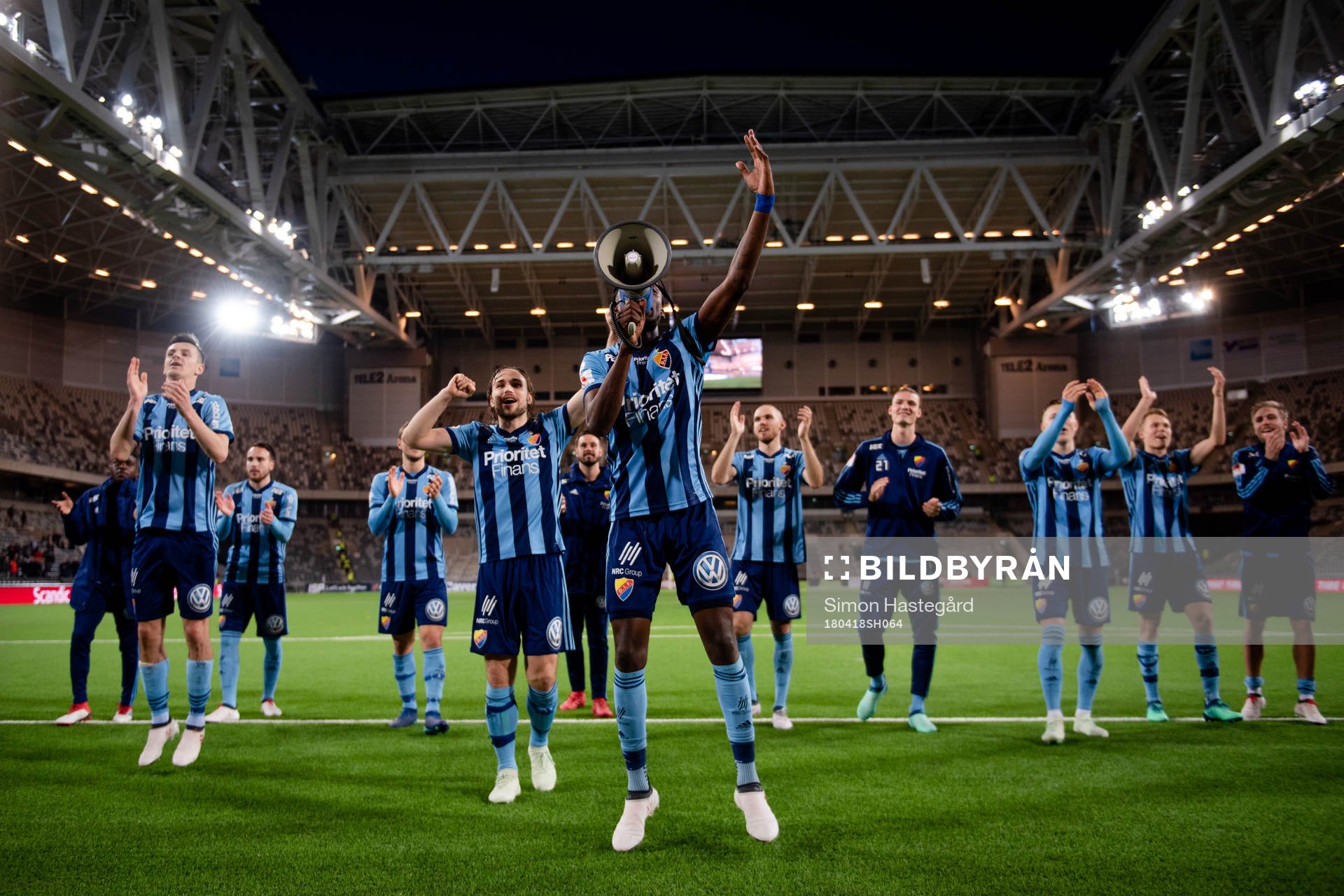 Djurgårdens Philana Tinotenda Kadewere jublar med