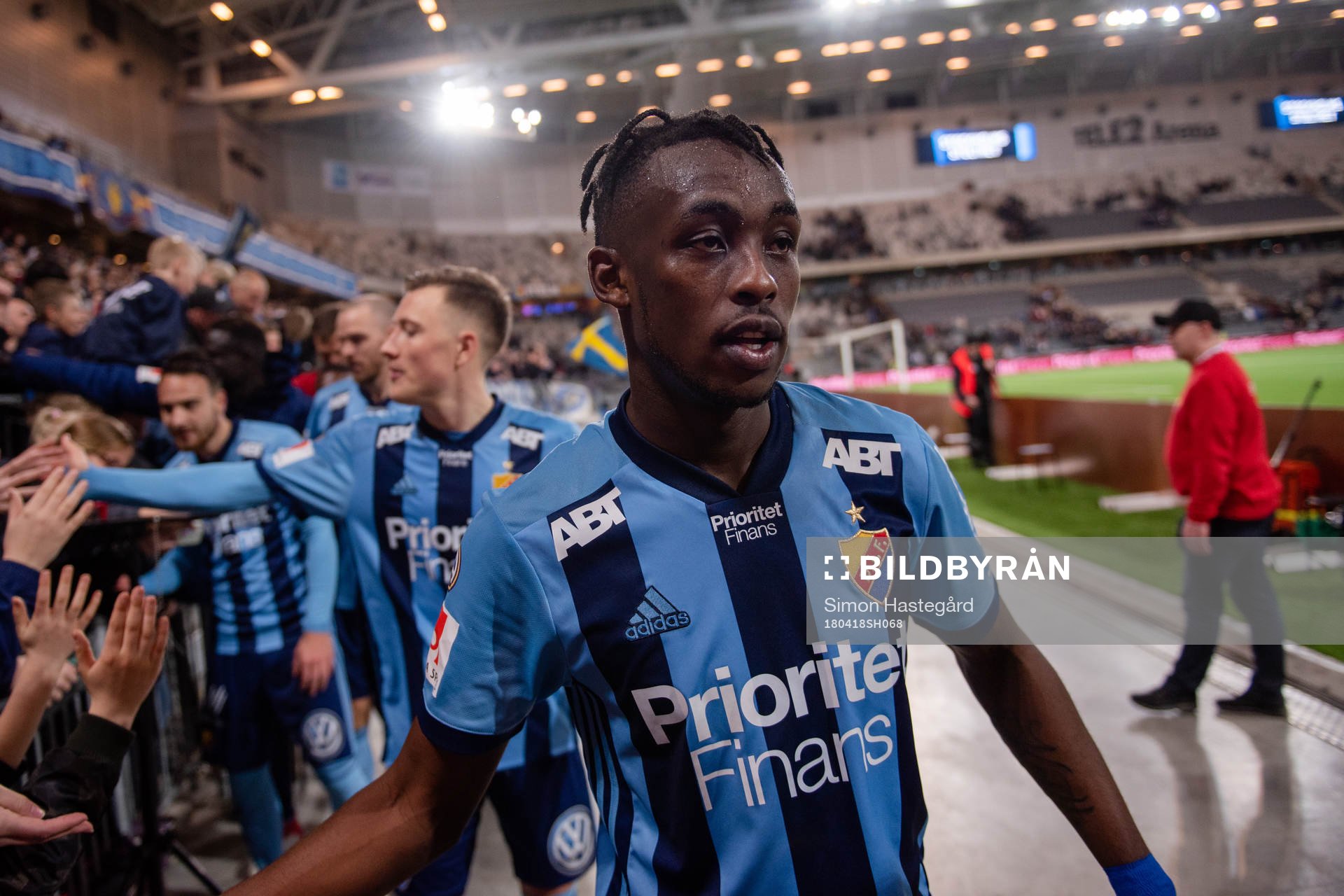 Djurgårdens Philana Tinotenda Kadewere jublar