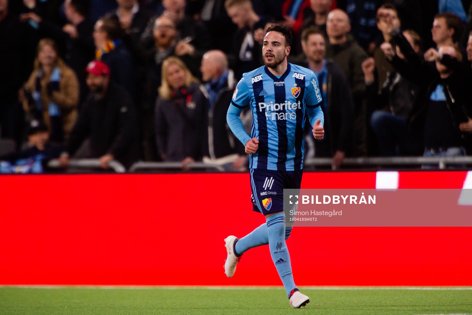Djurgårdens Dzenis Kozica  jublar