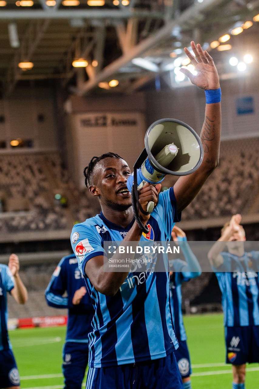 Djurgårdens Philana Tinotenda Kadewere jublar