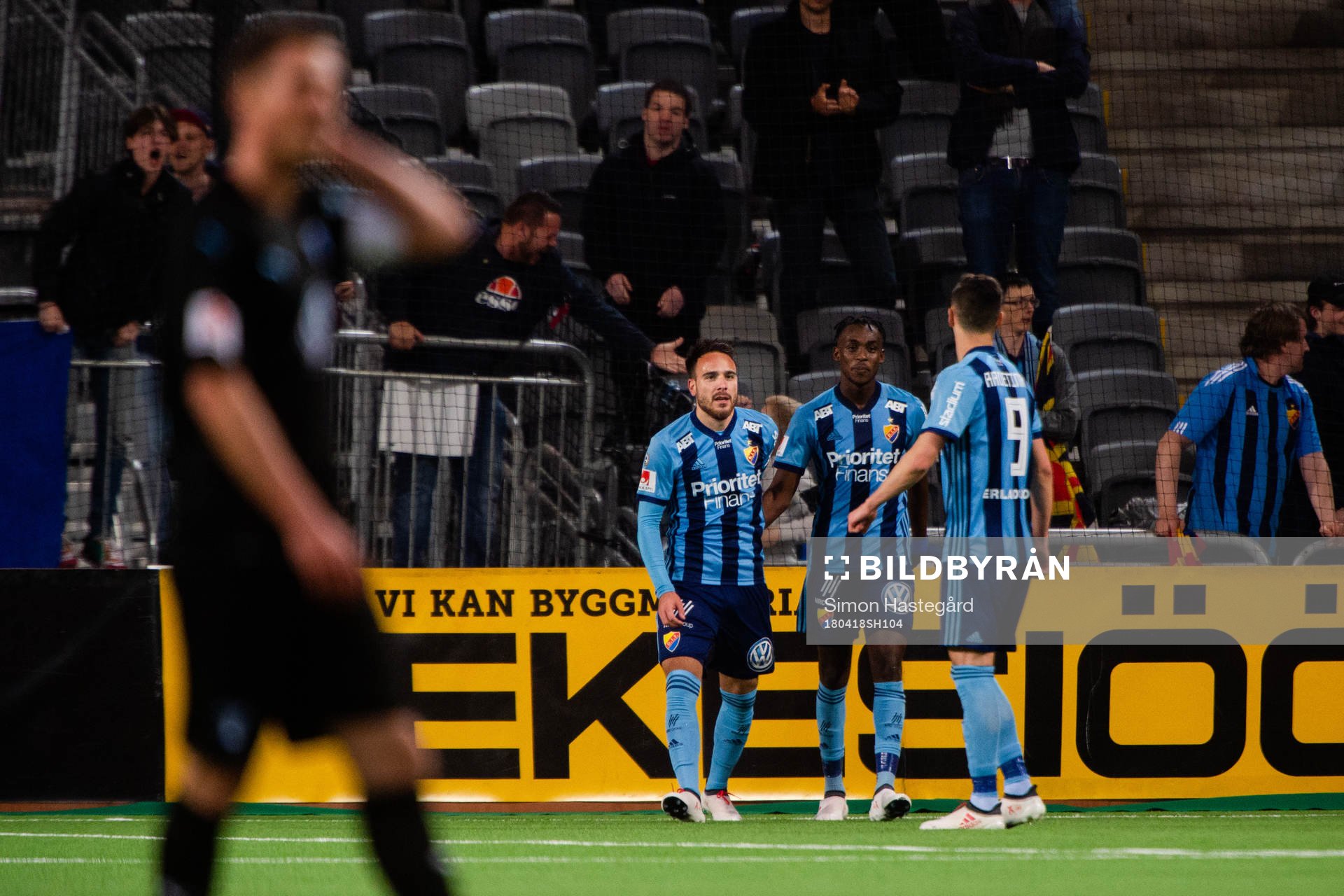 Djurgårdens Dzenis Kozica jublar