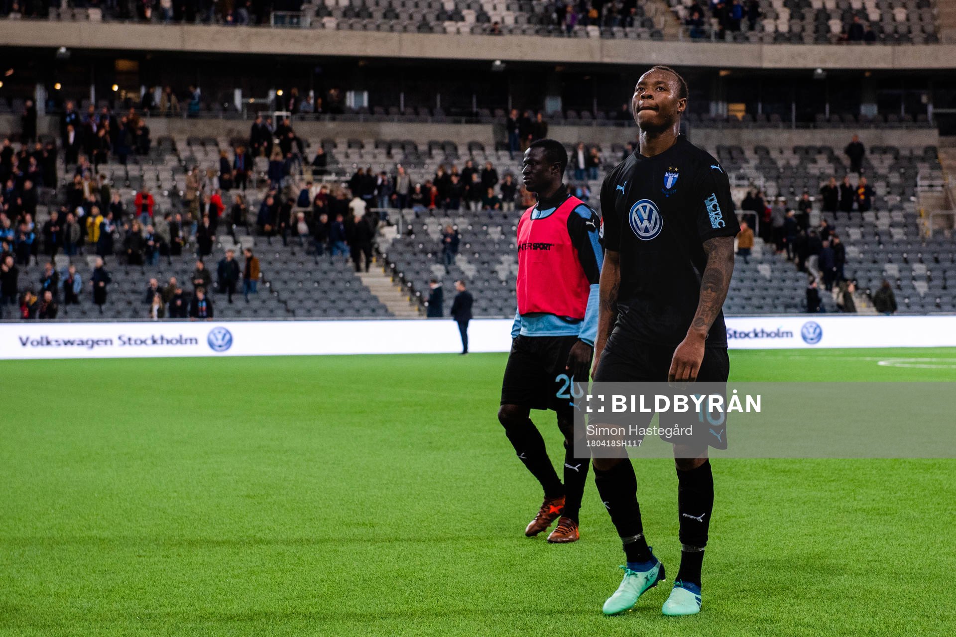 Malmö FFs Carlos Strandberg deppar