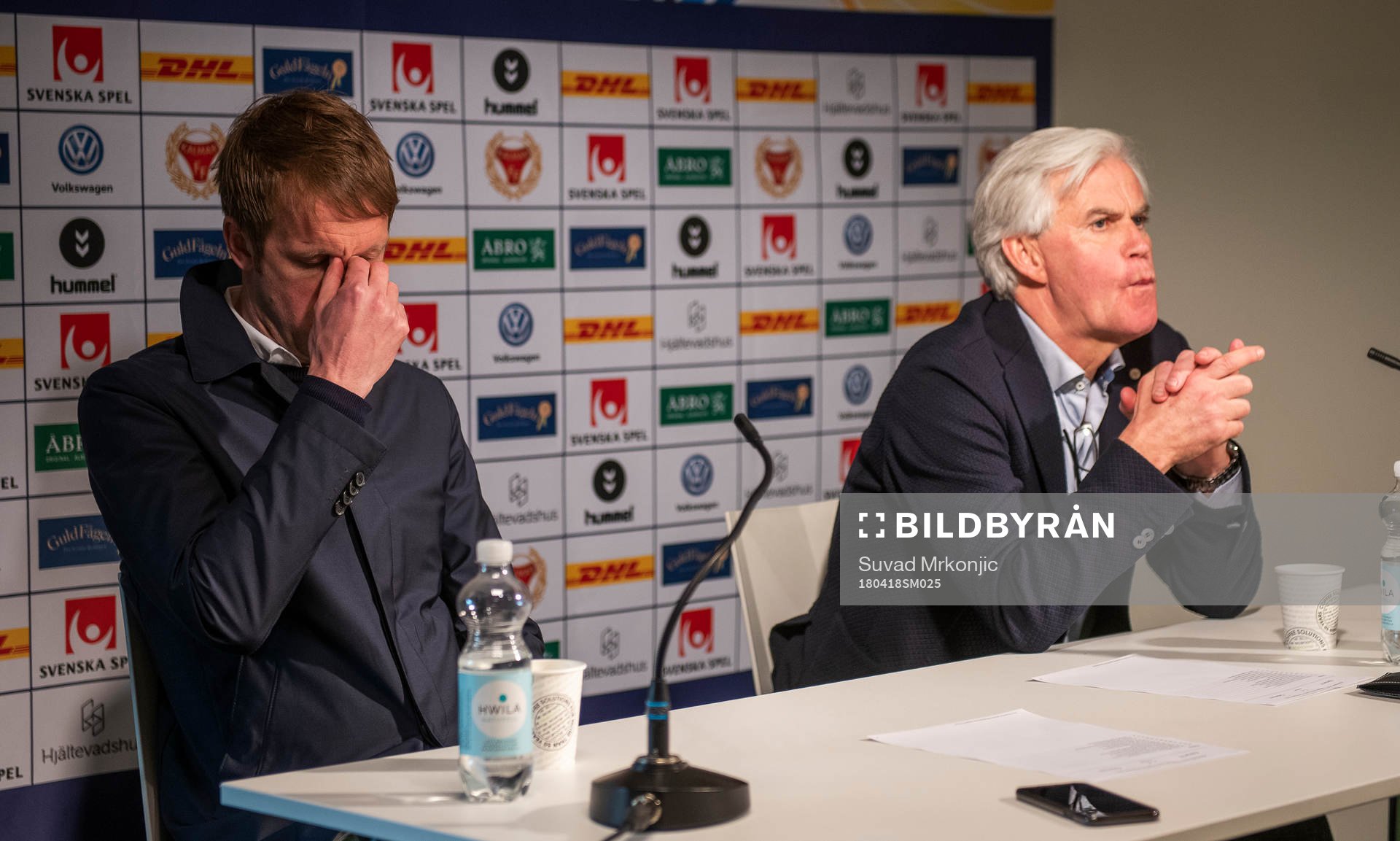 Östersunds tränare Graham Potter och Kalmars tränare