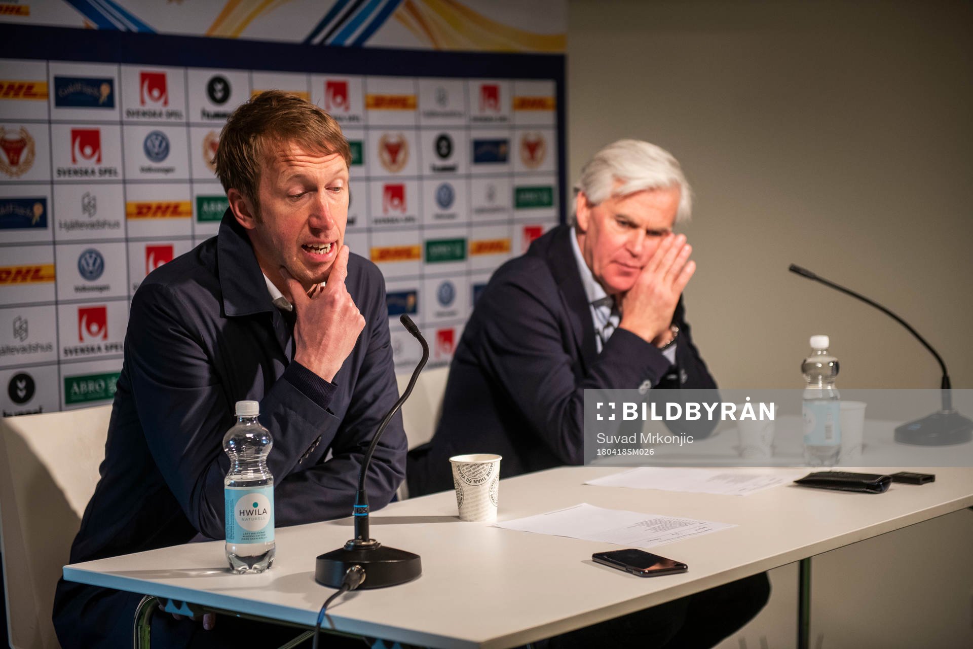Östersunds tränare Graham Potter och Kalmars tränare