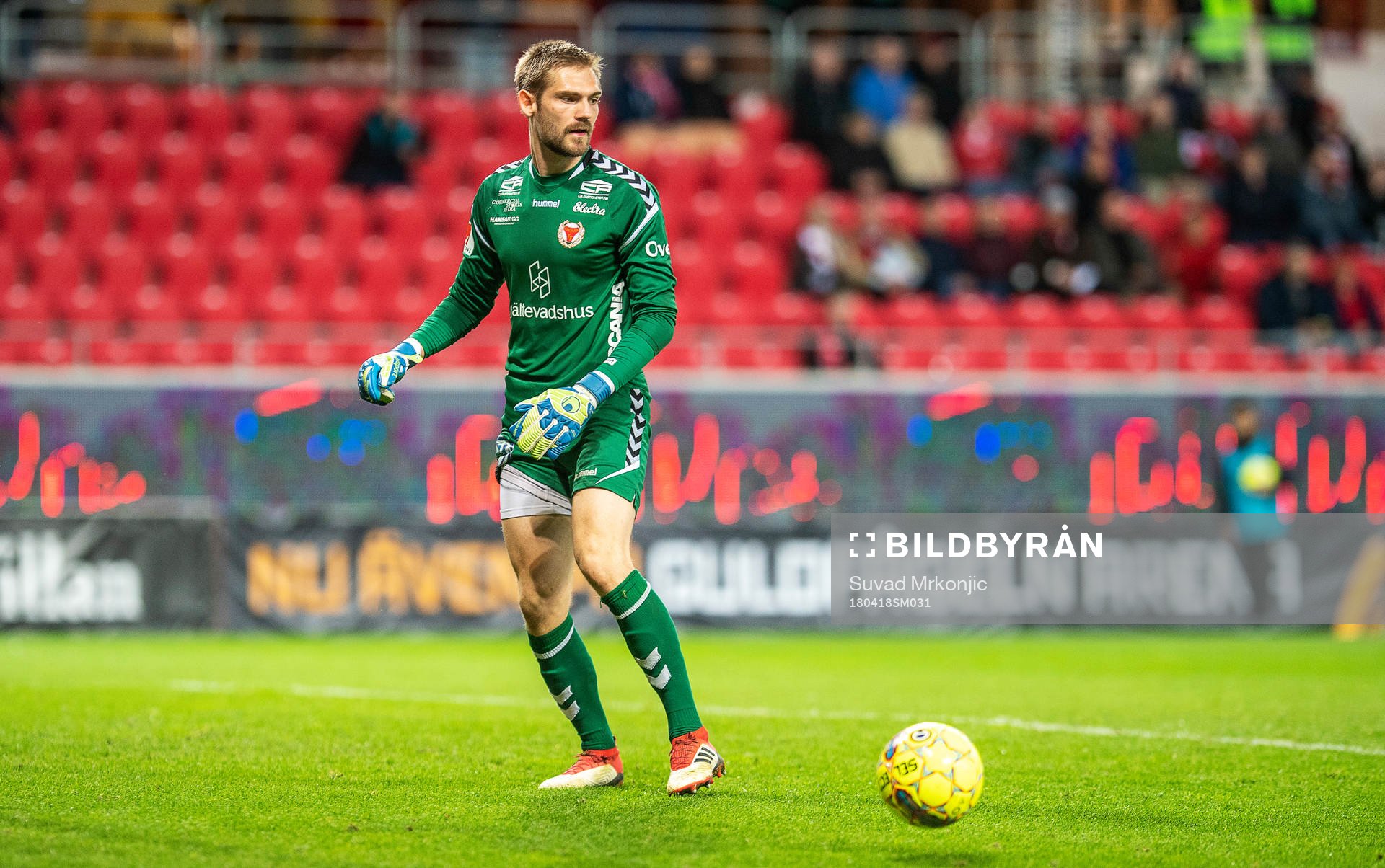 Kalmars målvakt Lucas Hägg-Johansson