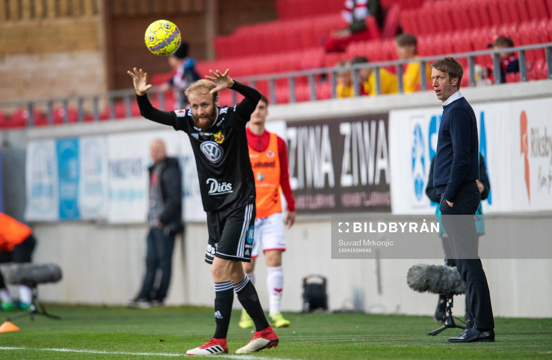 Östersunds tränare Graham Potter och Curtis Edwards