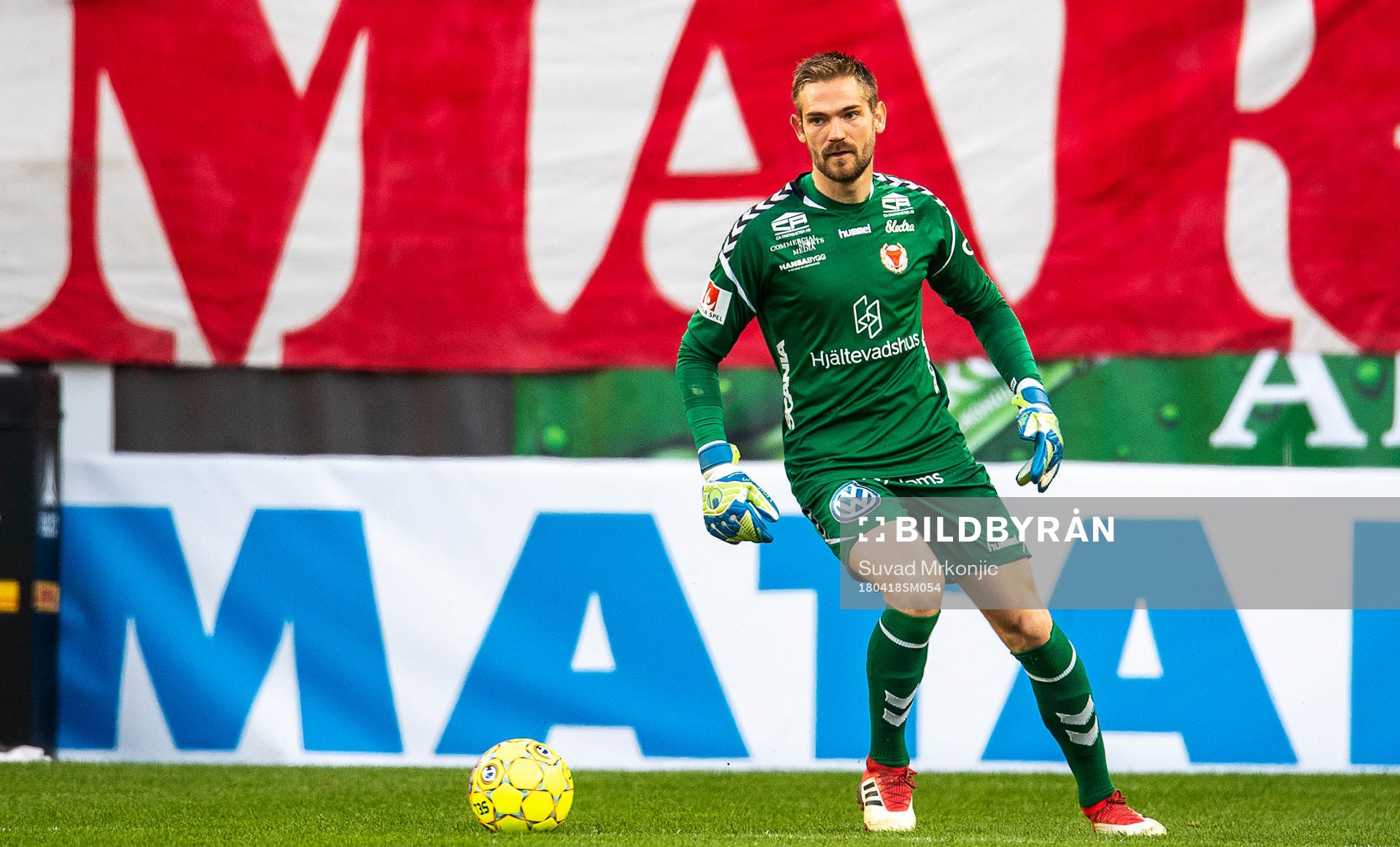 Kalmars målvakt Lucas Hägg-Johansson