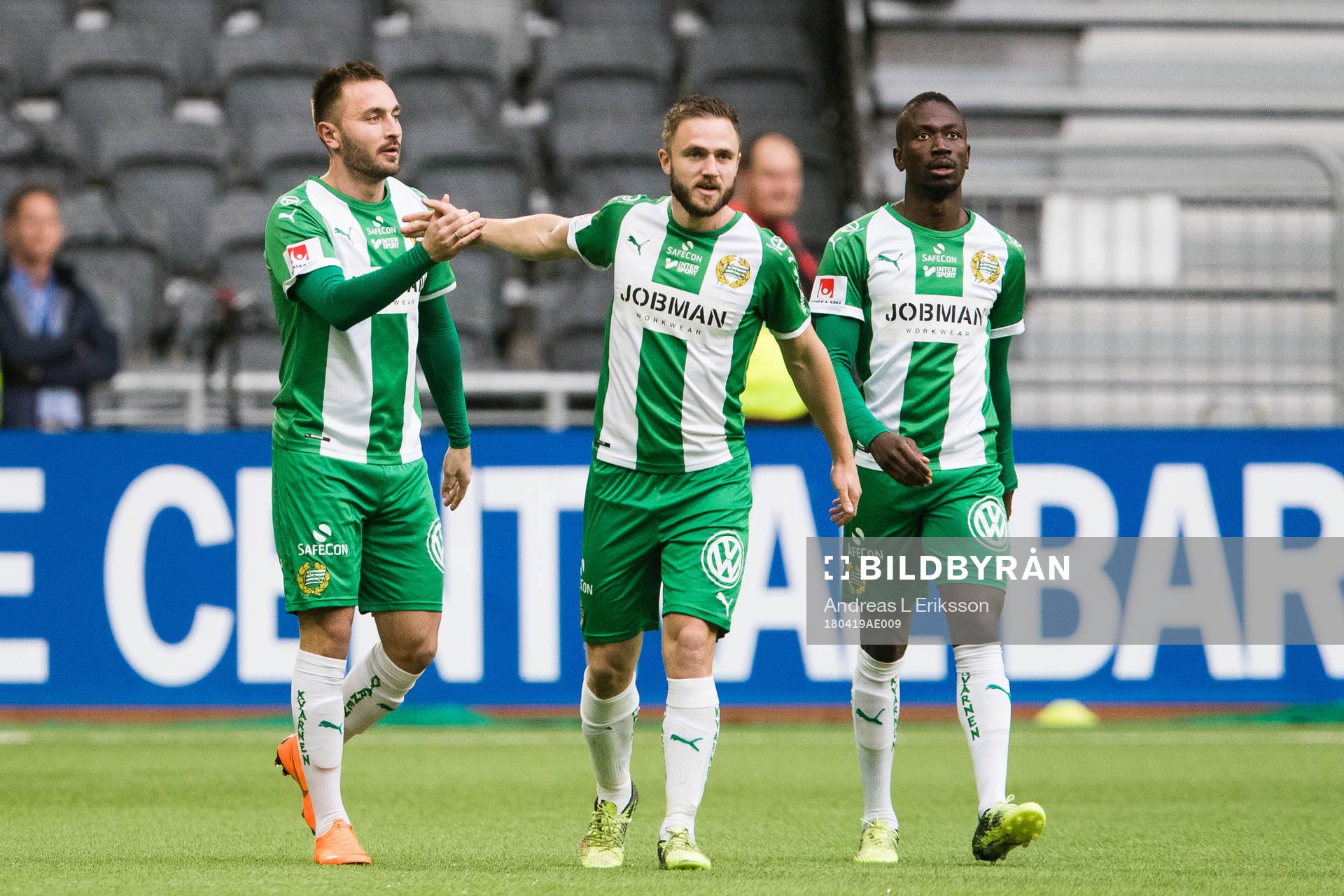 Hammarbys Muamer Tankovic jublar
