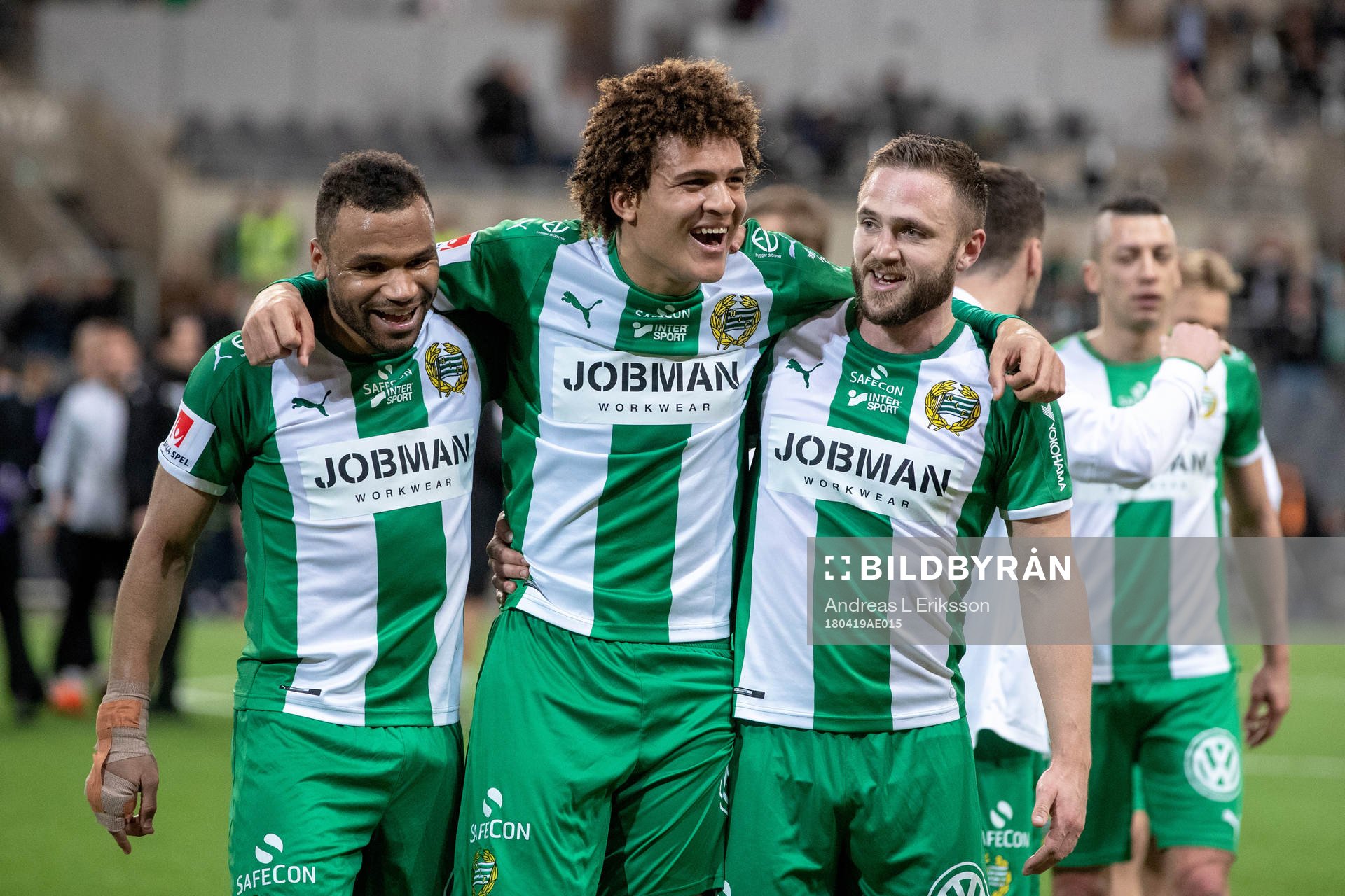 Hammarbys Serge-Junior Martinsson Ngouali, Neto Borges och