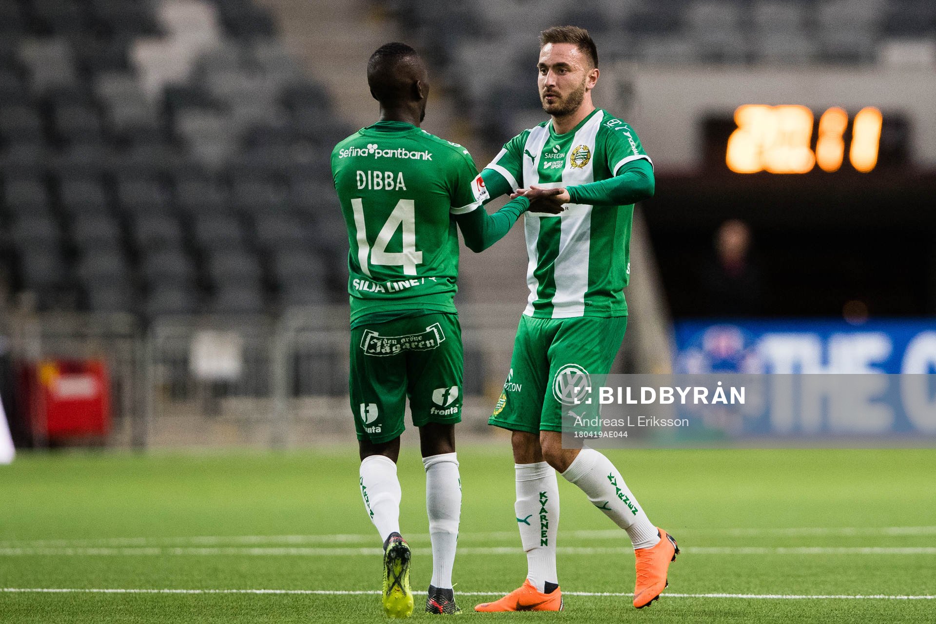 Hammarbys Pa Amat Dibba och Muamer Tankovic