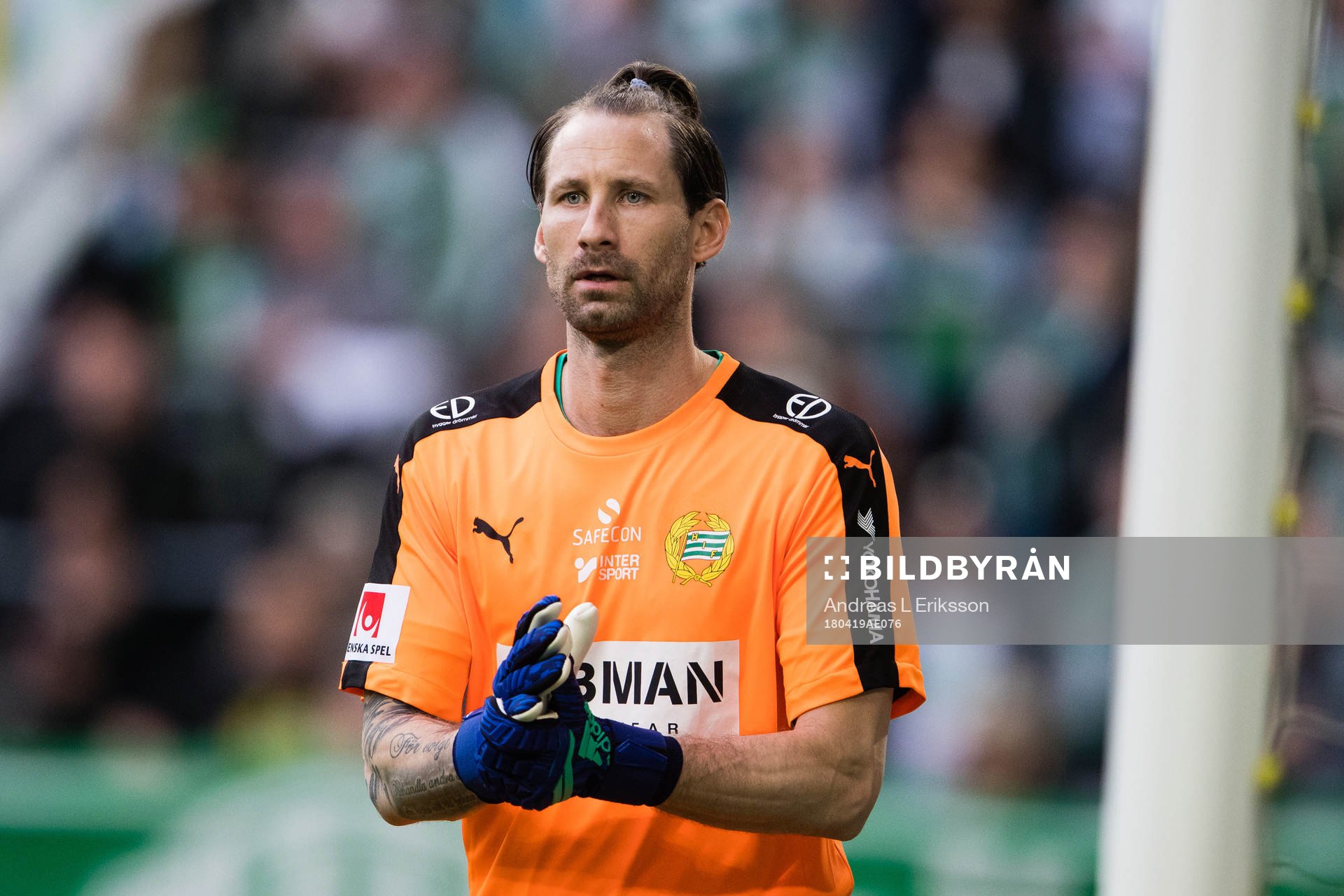 Hammarbys målvakt Johan Wiland
