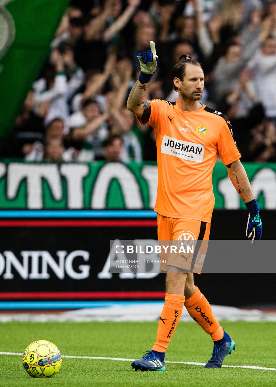Hammarbys målvakt Johan Wiland