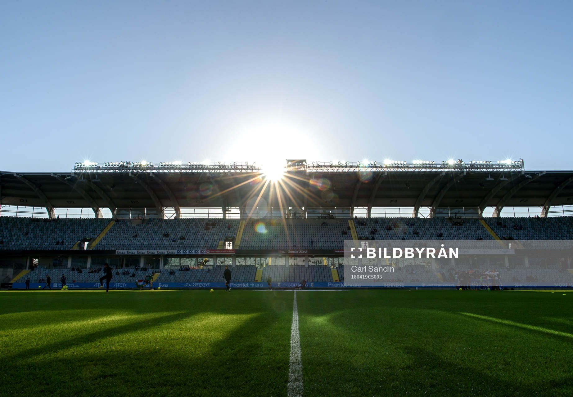 Vy över Gamla Ullevi
