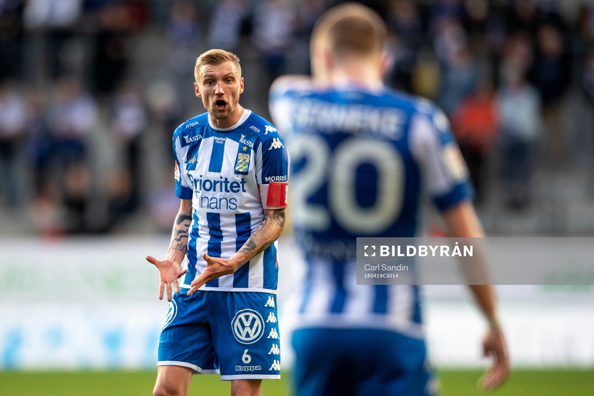 IFK Göteborgs Sebastian Eriksson och Victor Wernersson