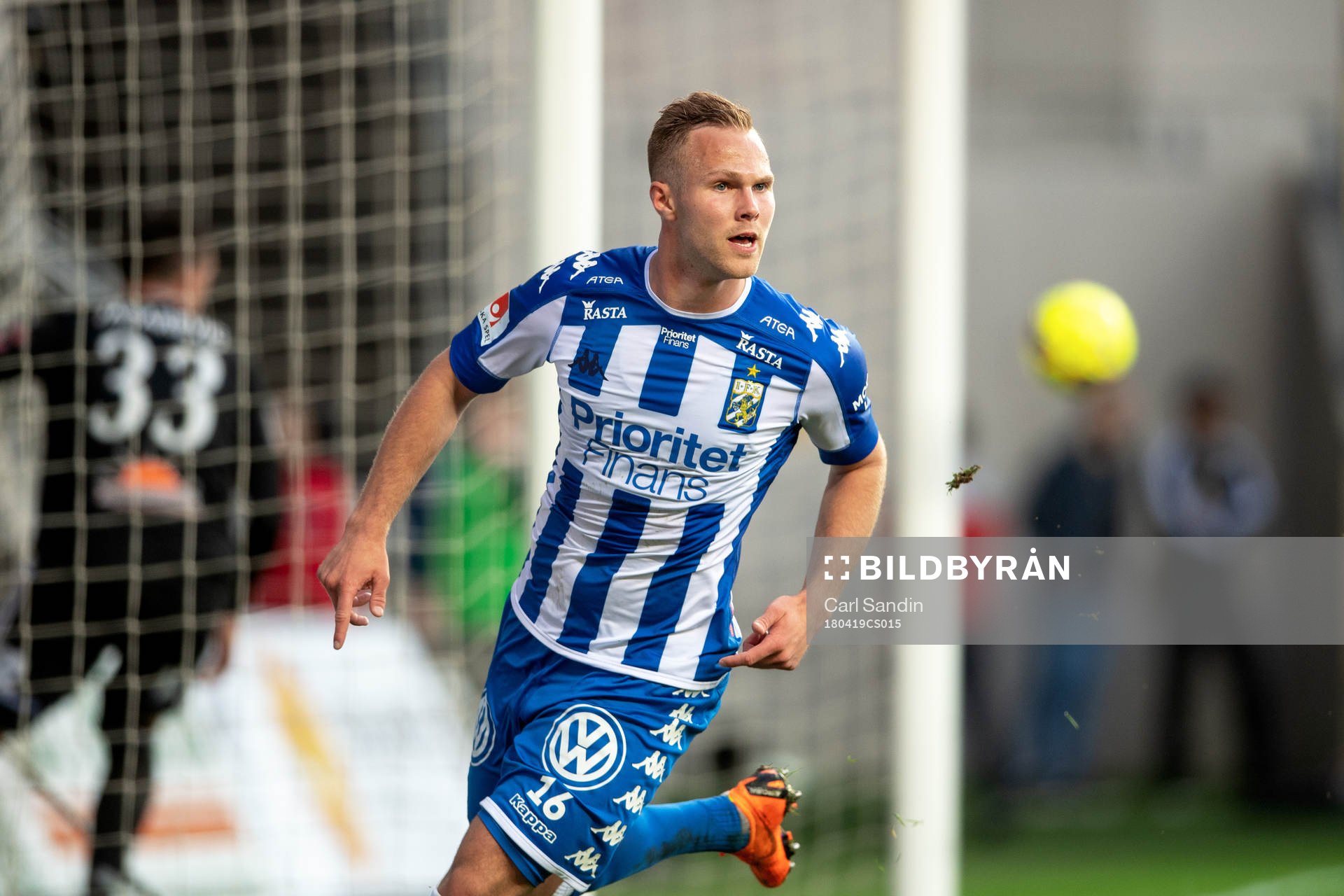 IFK Göteborgs Gustav Engvall jublar