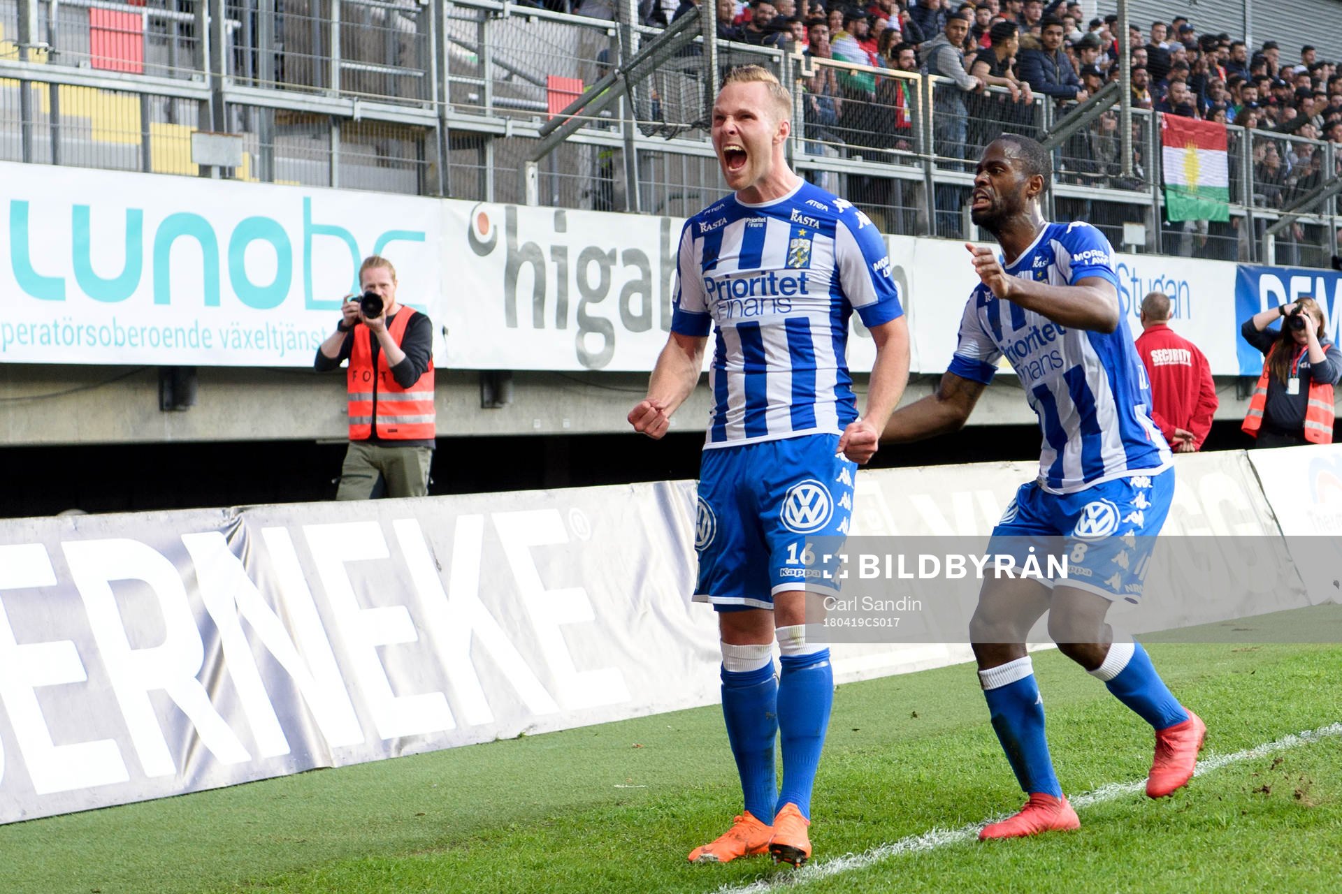 IFK Göteborgs Gustav Engvall jublar