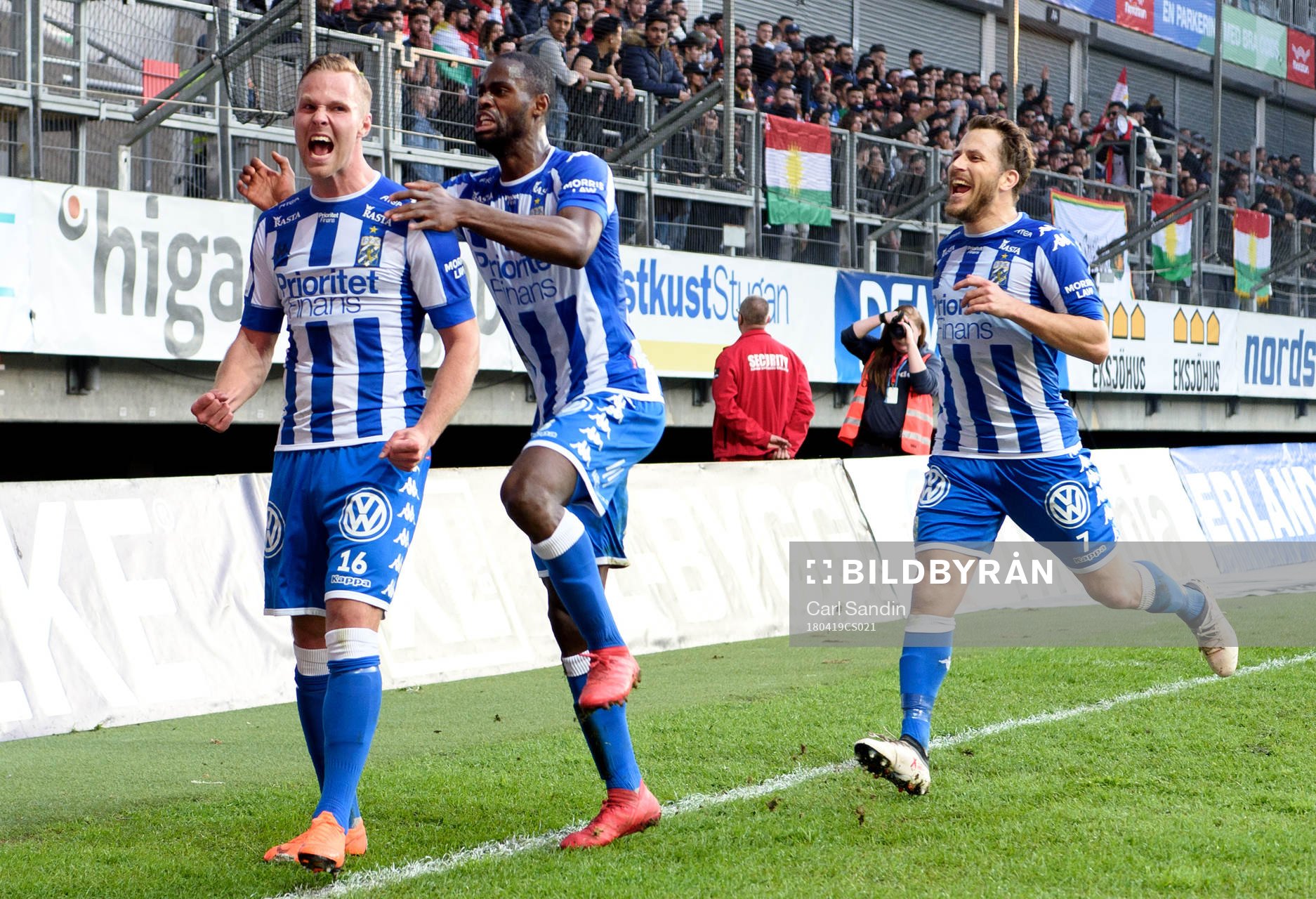 IFK Göteborgs Gustav Engvall jublar