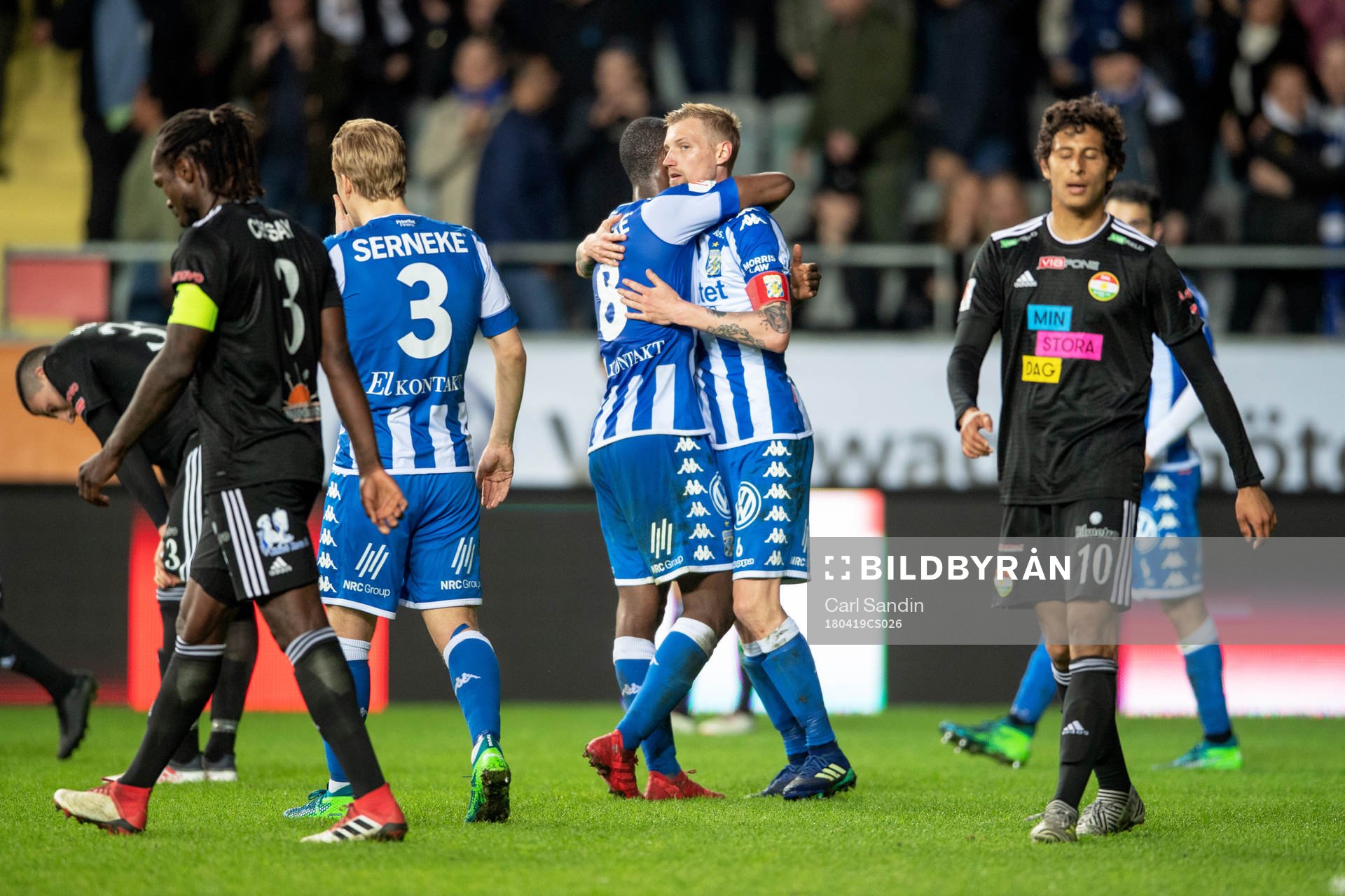 IFK Göteborgs Vajebah Kaliefah Sakor och Sebastian