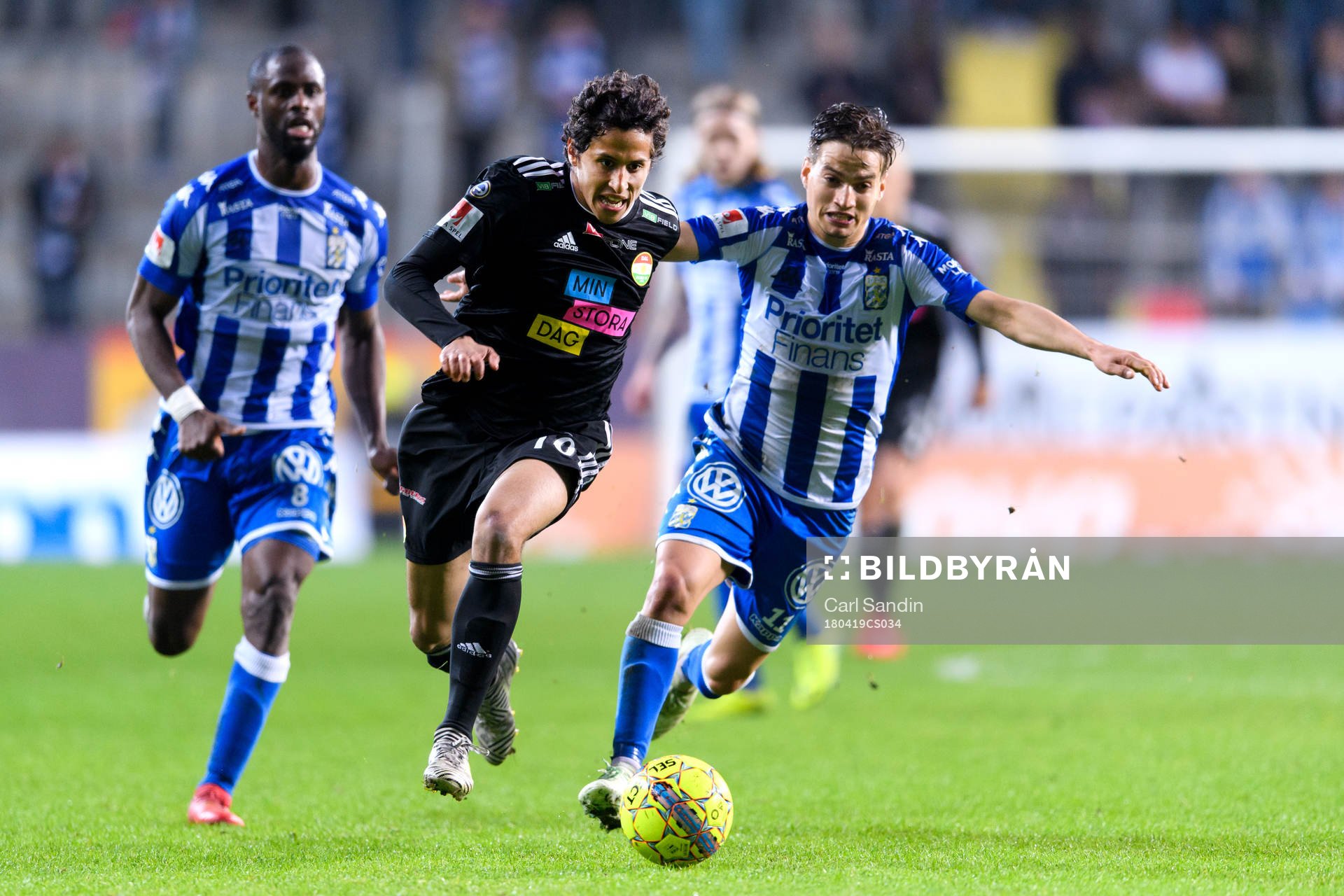 Dalkurds Ahmad Awad och IFK Göteborgs Amin Affane