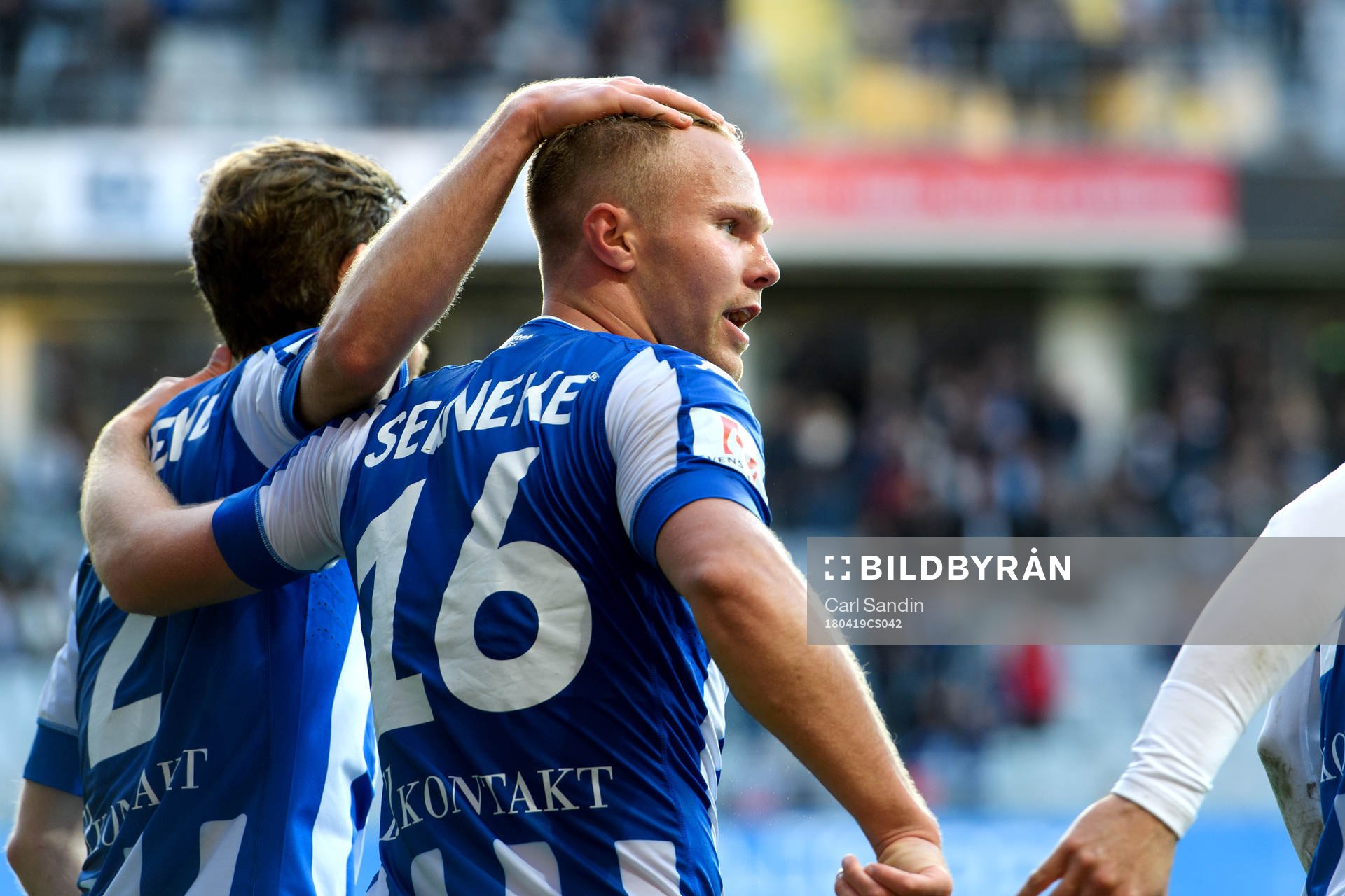 IFK Göteborgs Gustav Engvall jublar