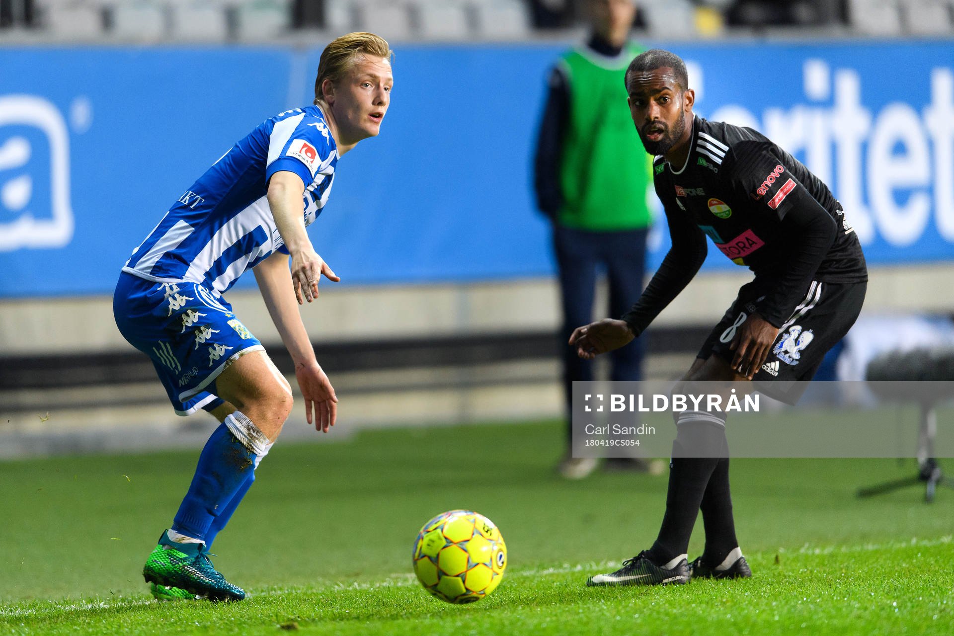 IFK Göteborgs Billy Nordström och Dalkurds Ammar Ahmed