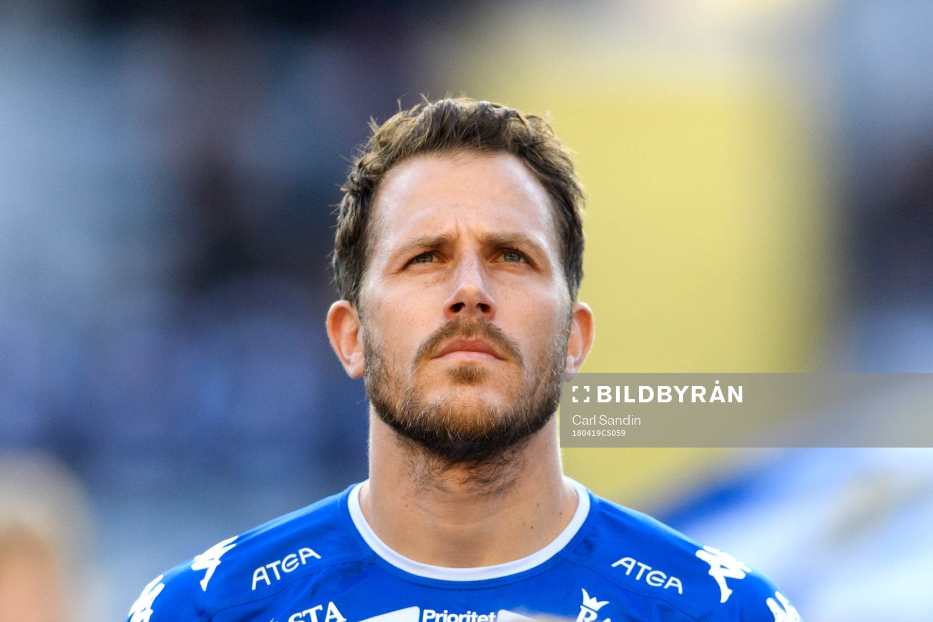 IFK Göteborgs Tobias Hysén vid lineup innan