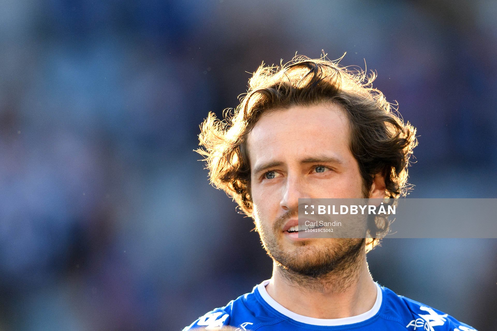 IFK Göteborgs Mikkel Diskerud vid lineup innan