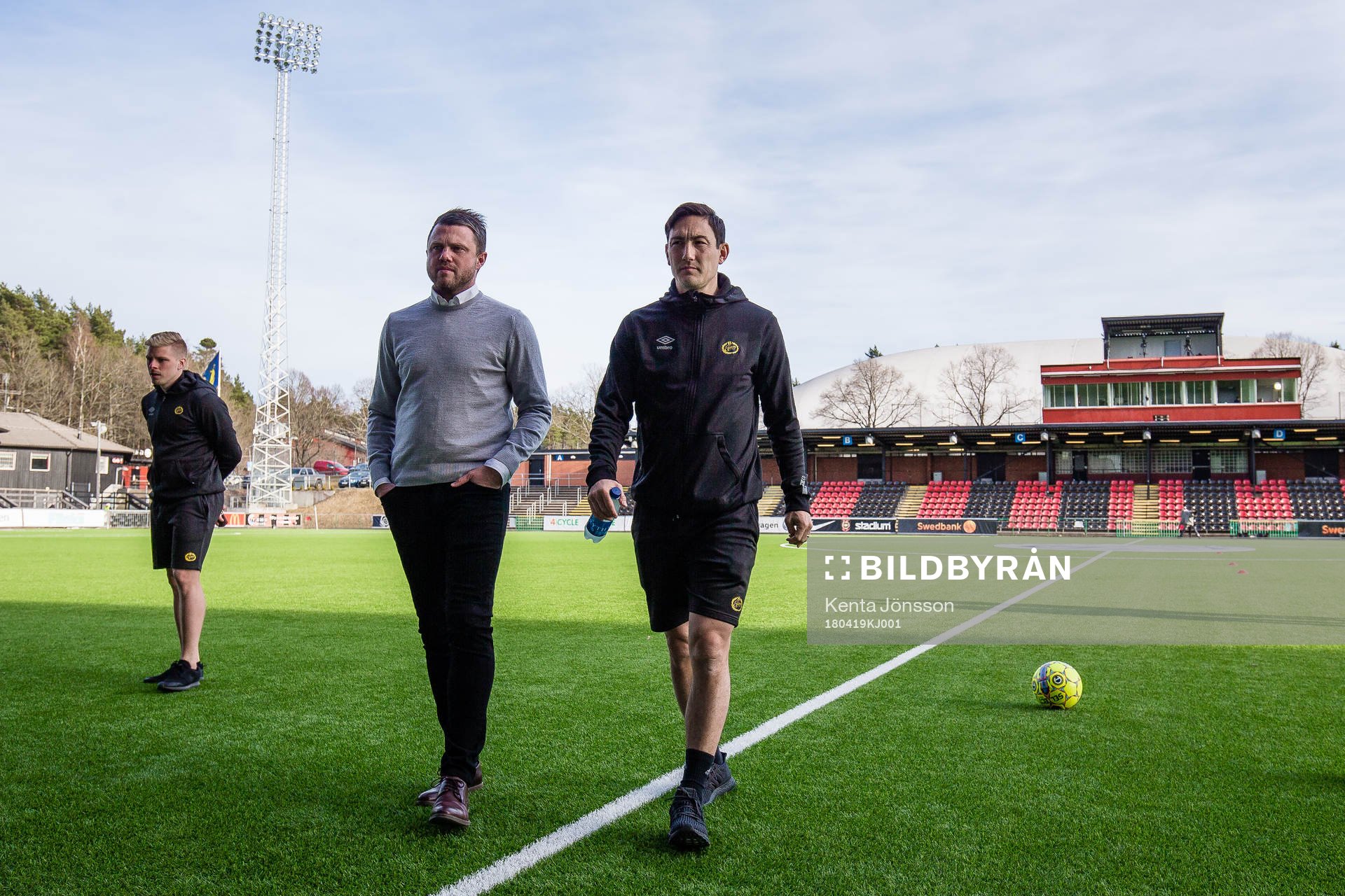 Elfsborgs manager Jimmy Thelin och Stefan Ishizaki på