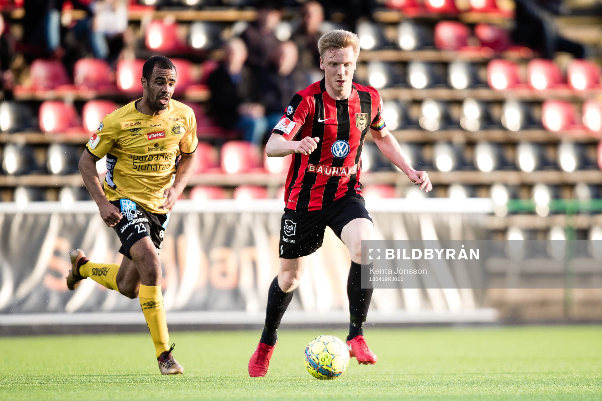 Brommapojkarnas Gustav Sandberg Magnusson och Elfsborgs