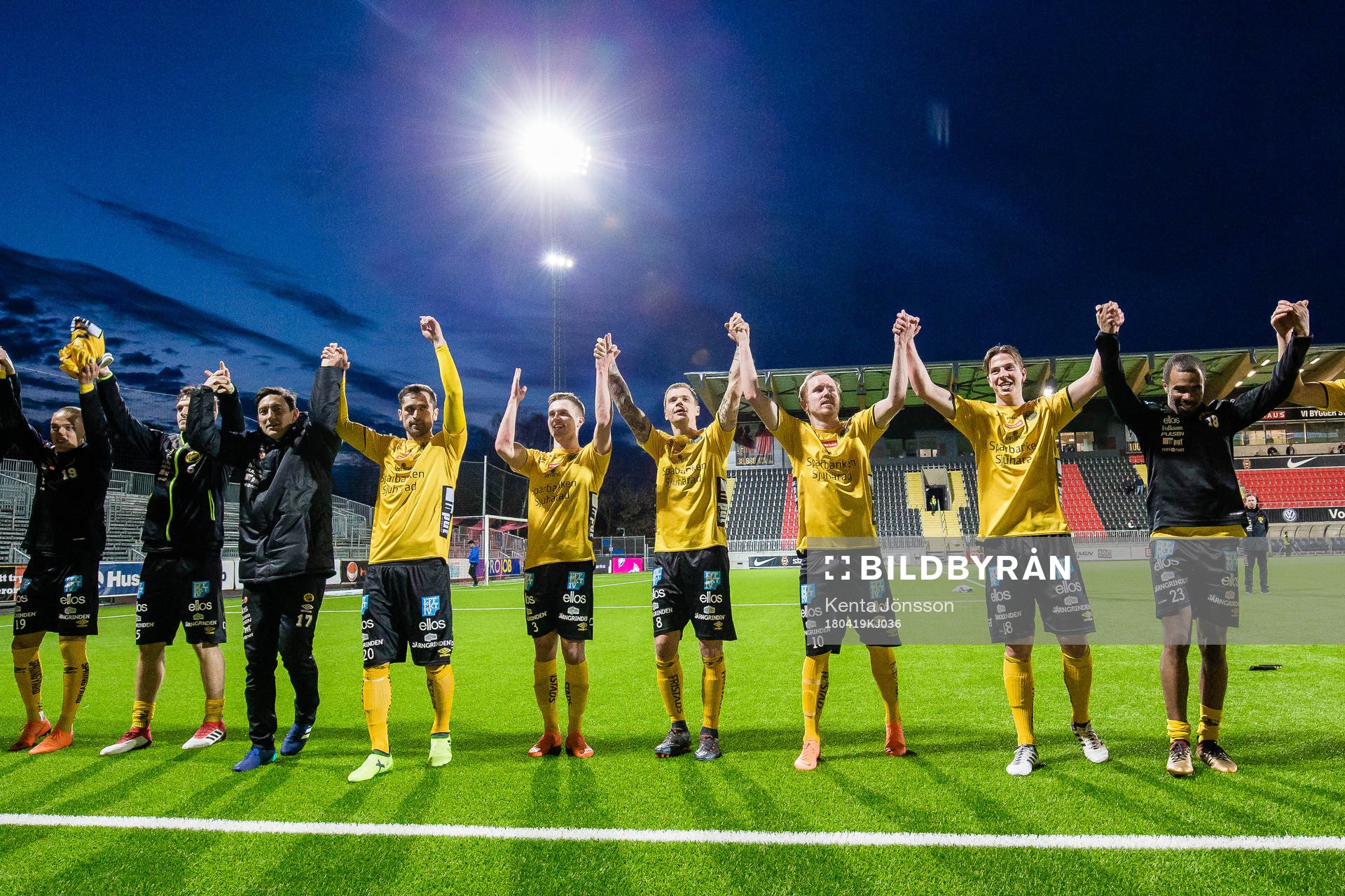 Elfsborgs spelare jublar