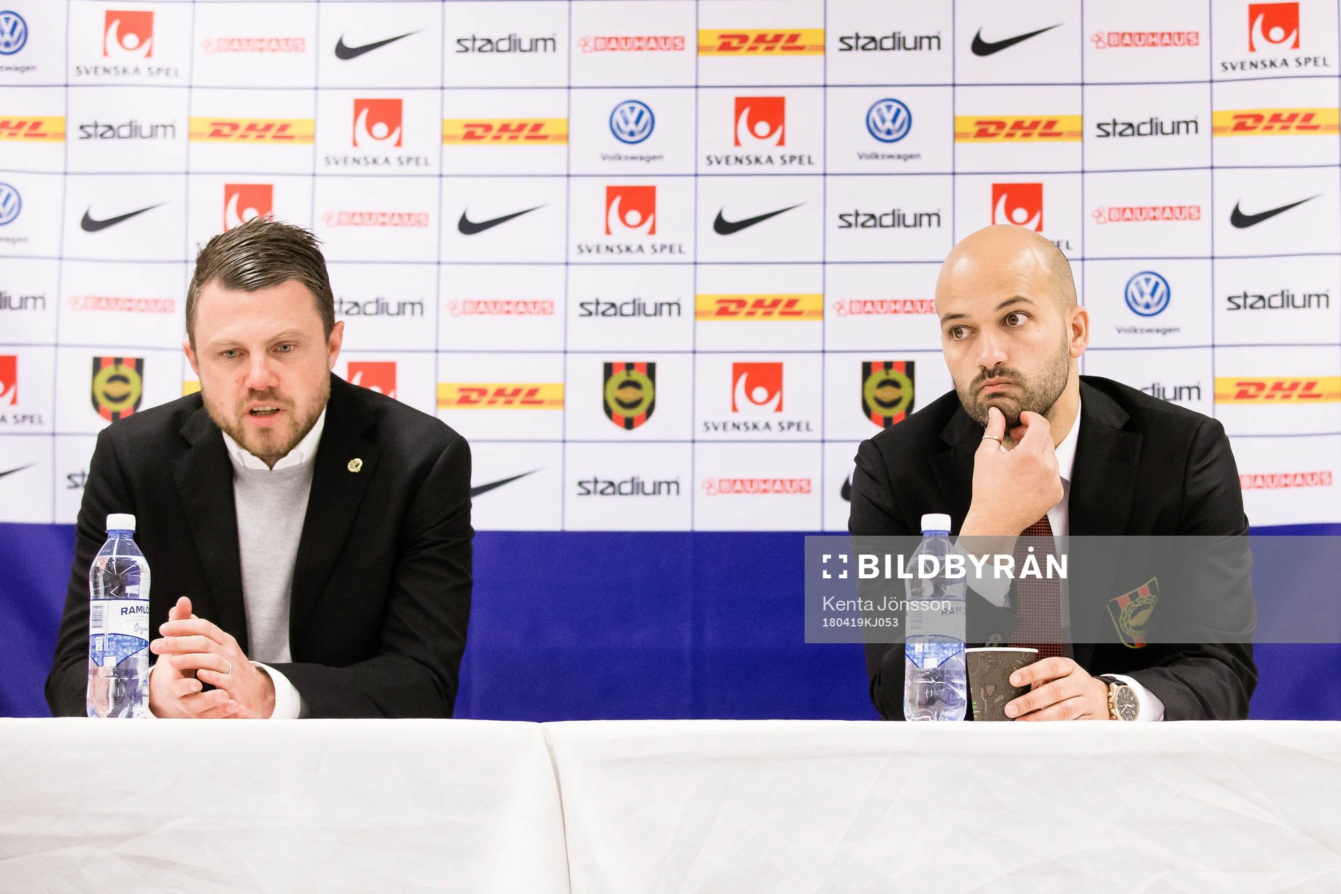 Elfsborgs manager Jimmy Thelin och Brommapojkarnas tränare
