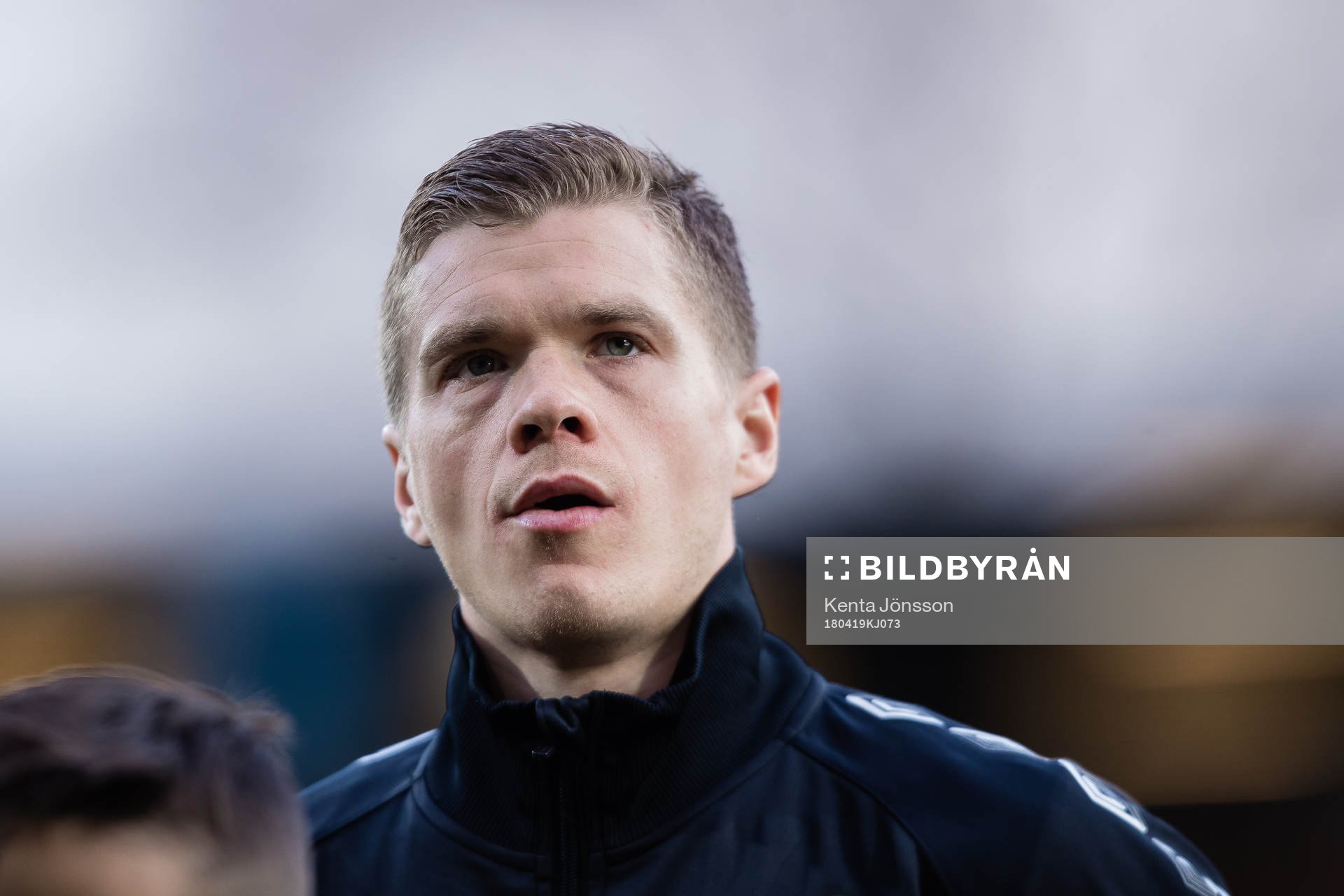 Elfsborgs Samuel Holmén innan fotbollsmatchen i