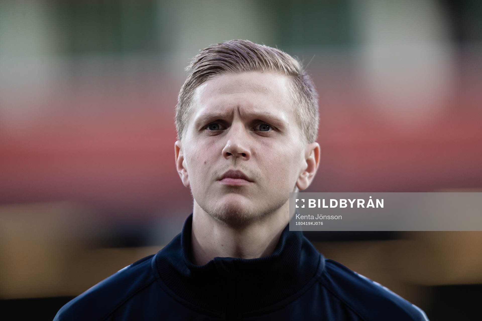 Elfsborgs Joakim Nilsson innan fotbollsmatchen i