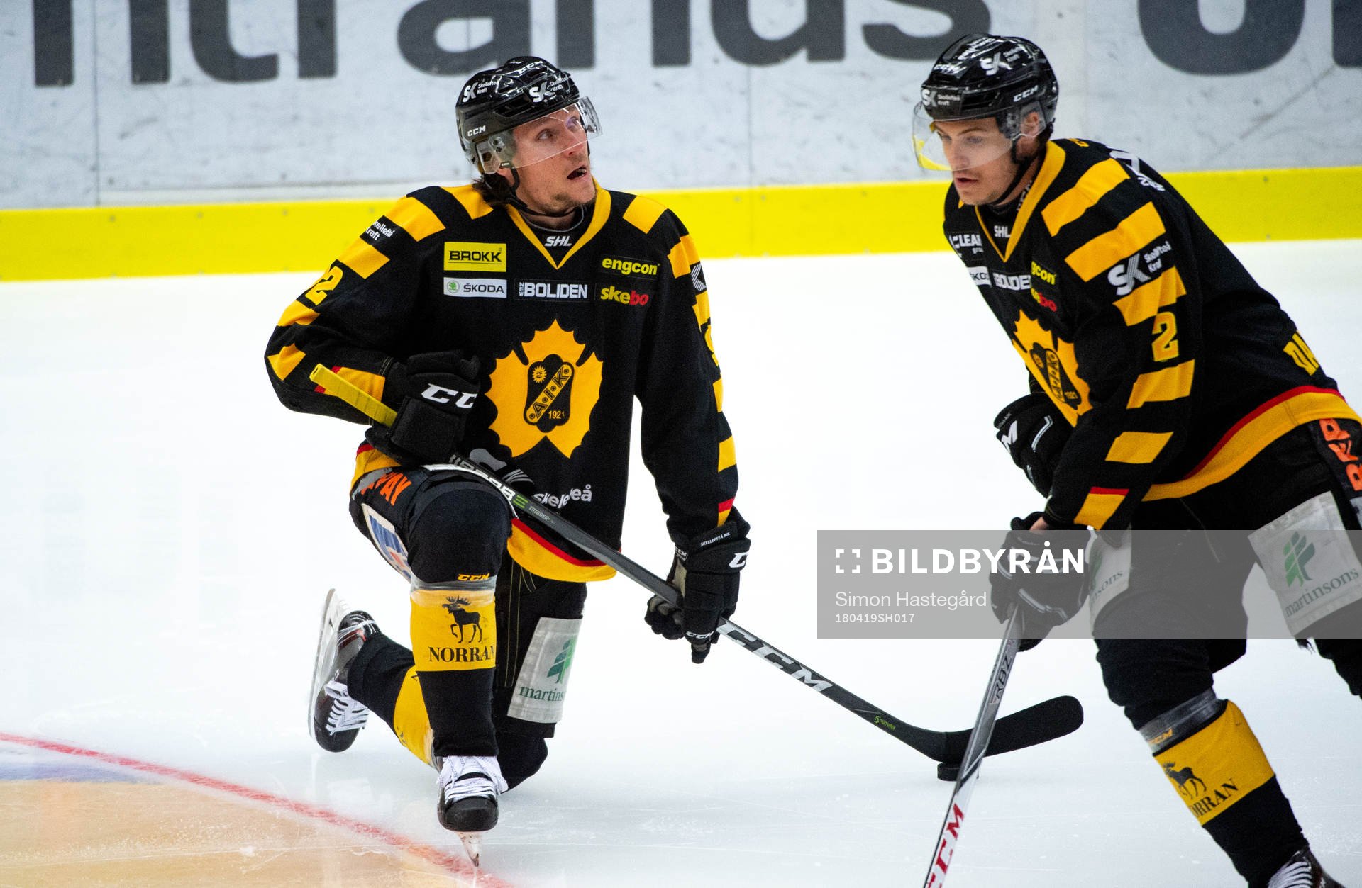 Skellefteås Jesper Olofsson före final 2 i SM-slutspelet