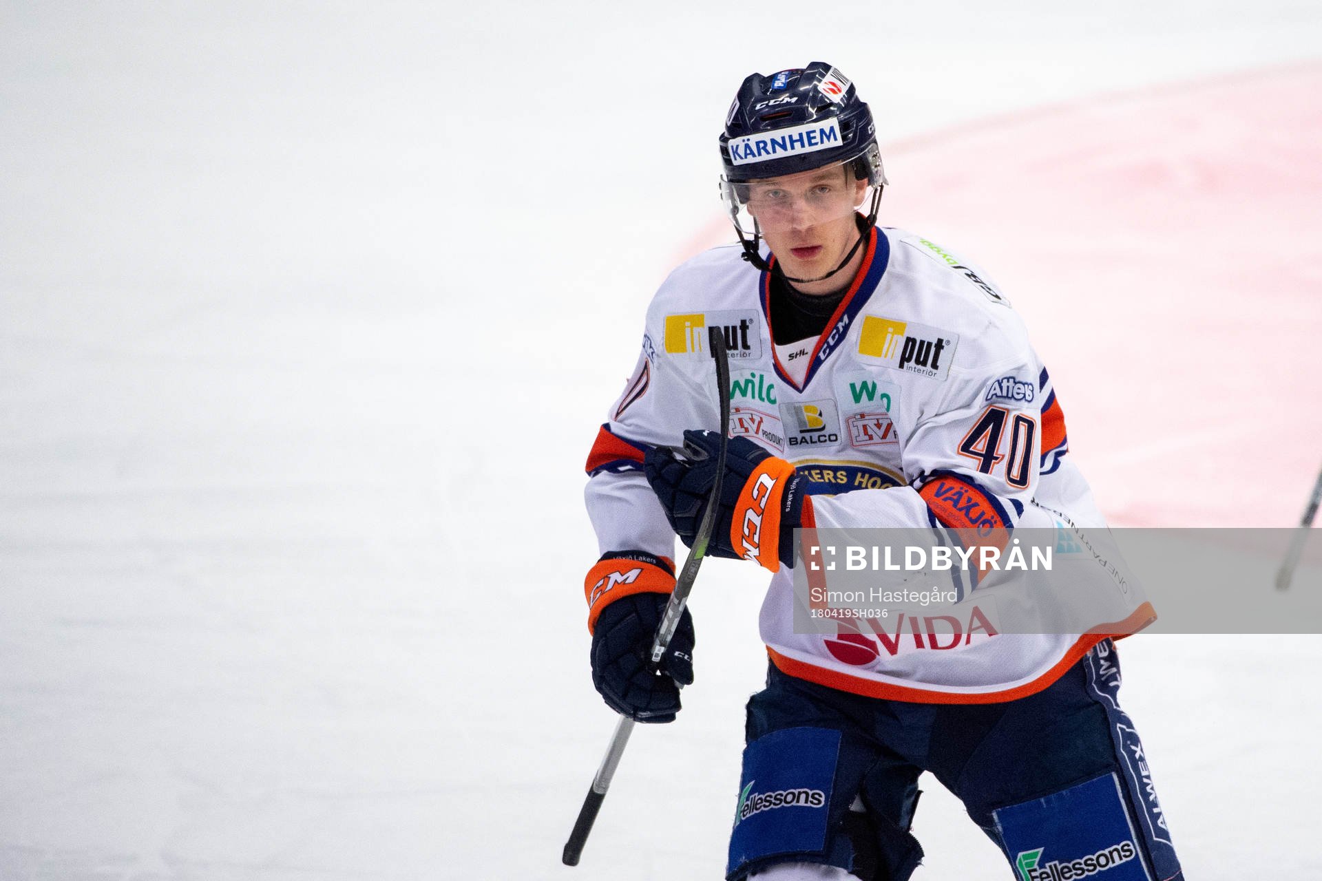Växjös Elias Pettersson jublar